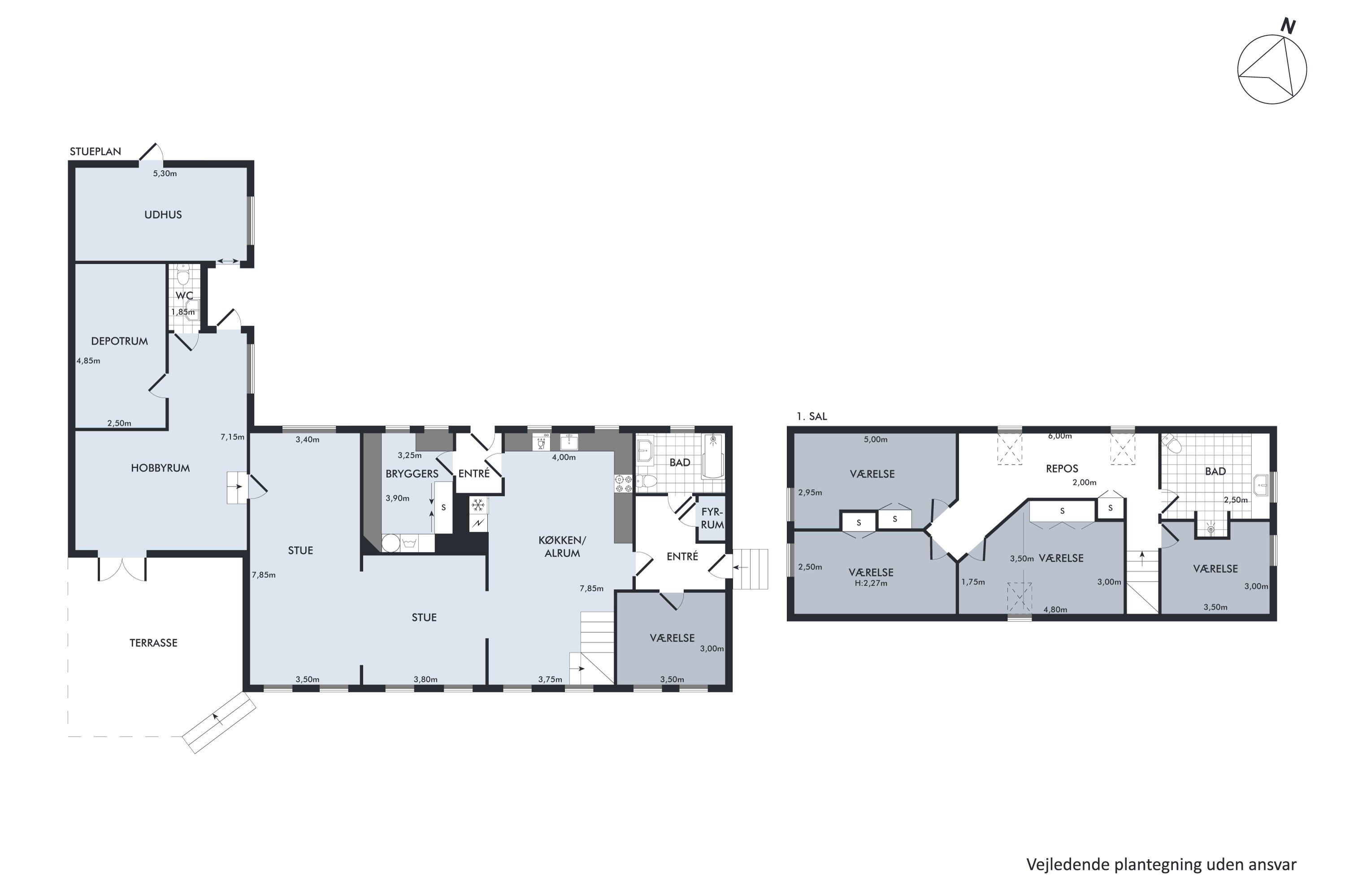 Plantegninger billede af Enggade 3, 8723 Løsning