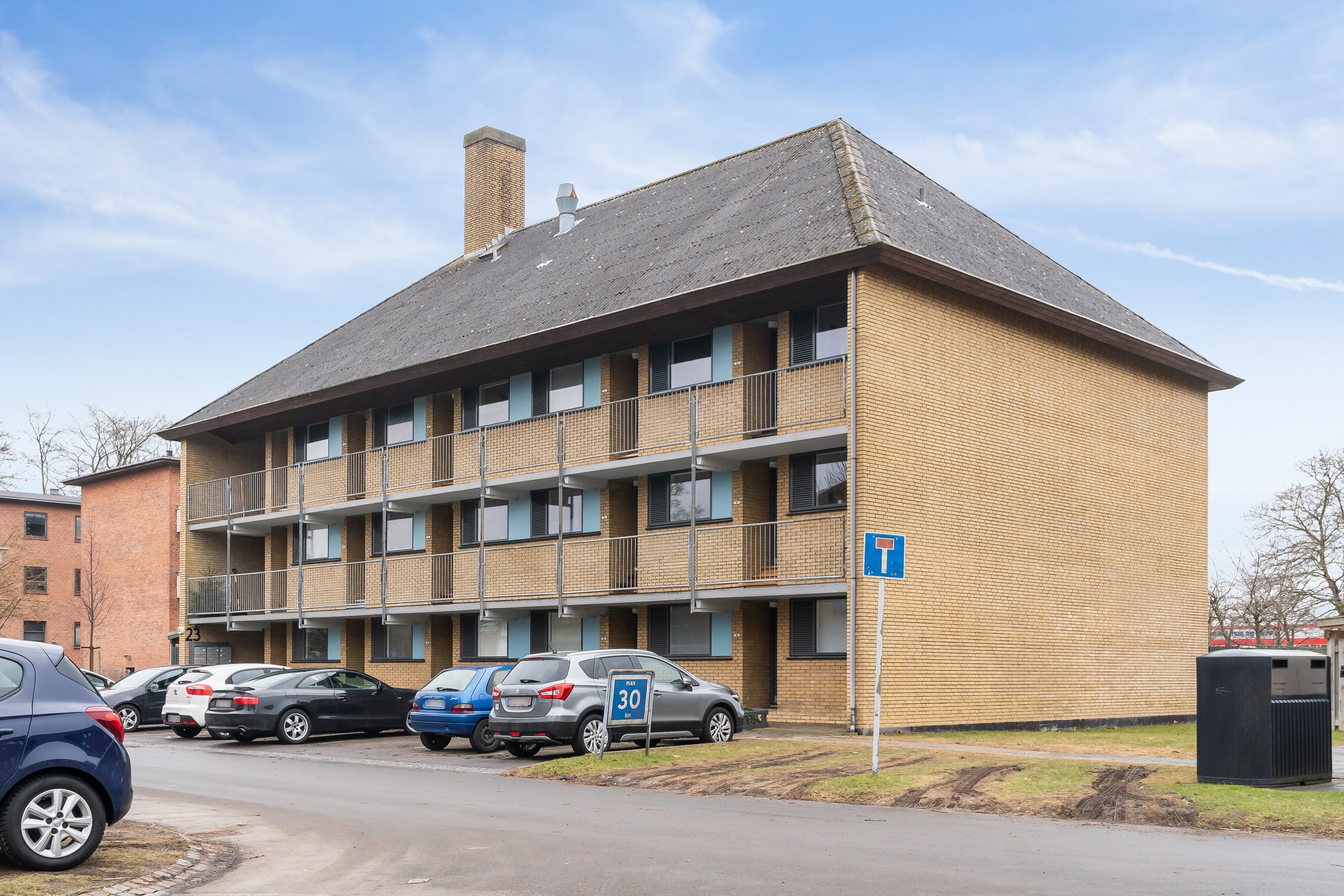 Miniaturebillede 1: facade. Billede af Vestergårdsvej 23, 1. 60., 2600 Glostrup