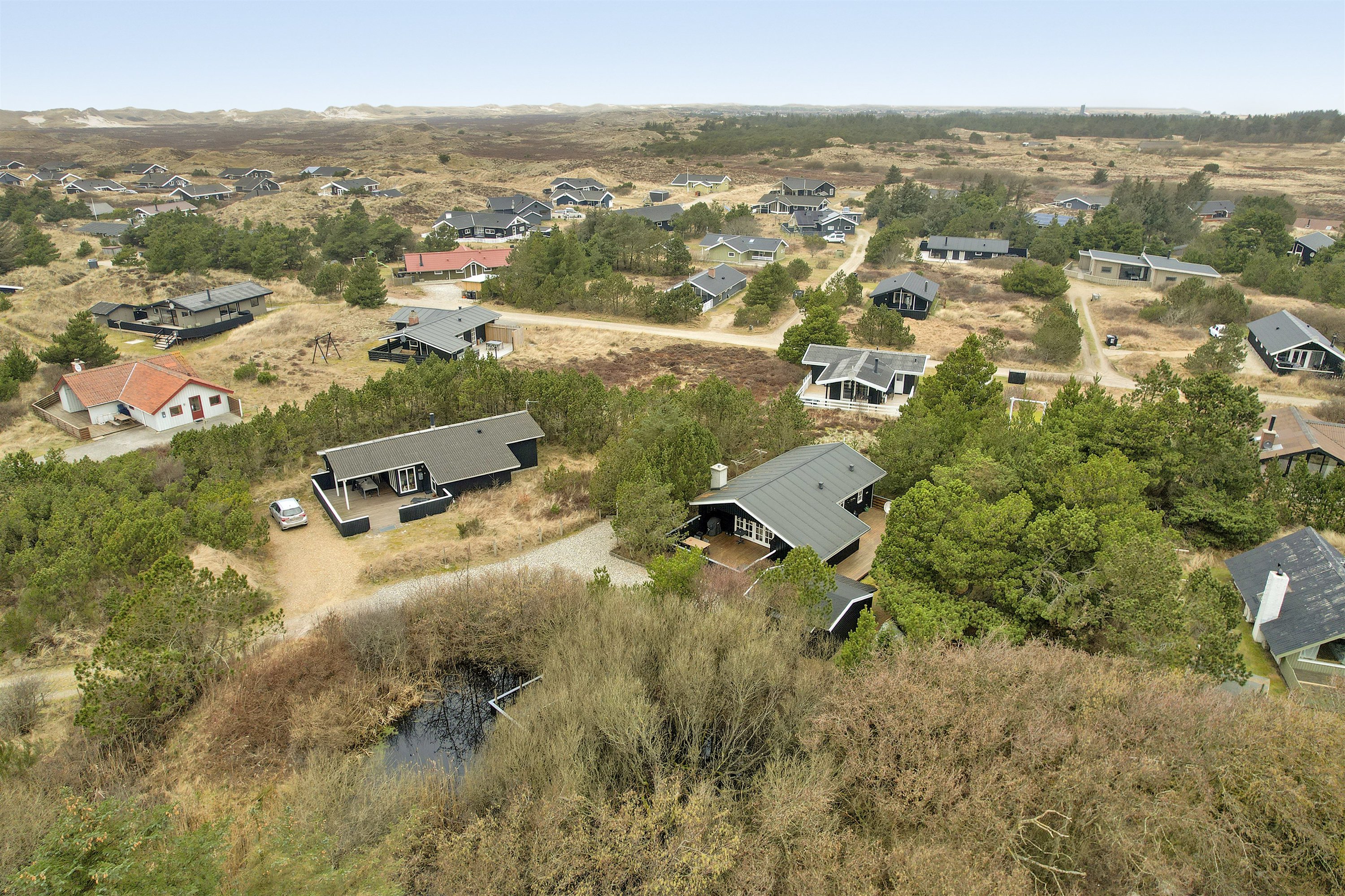 Miniaturebillede 1: luftfoto. Billede af Bjerregårdsvej 146, Bjerregaard, 6960 Hvide Sande