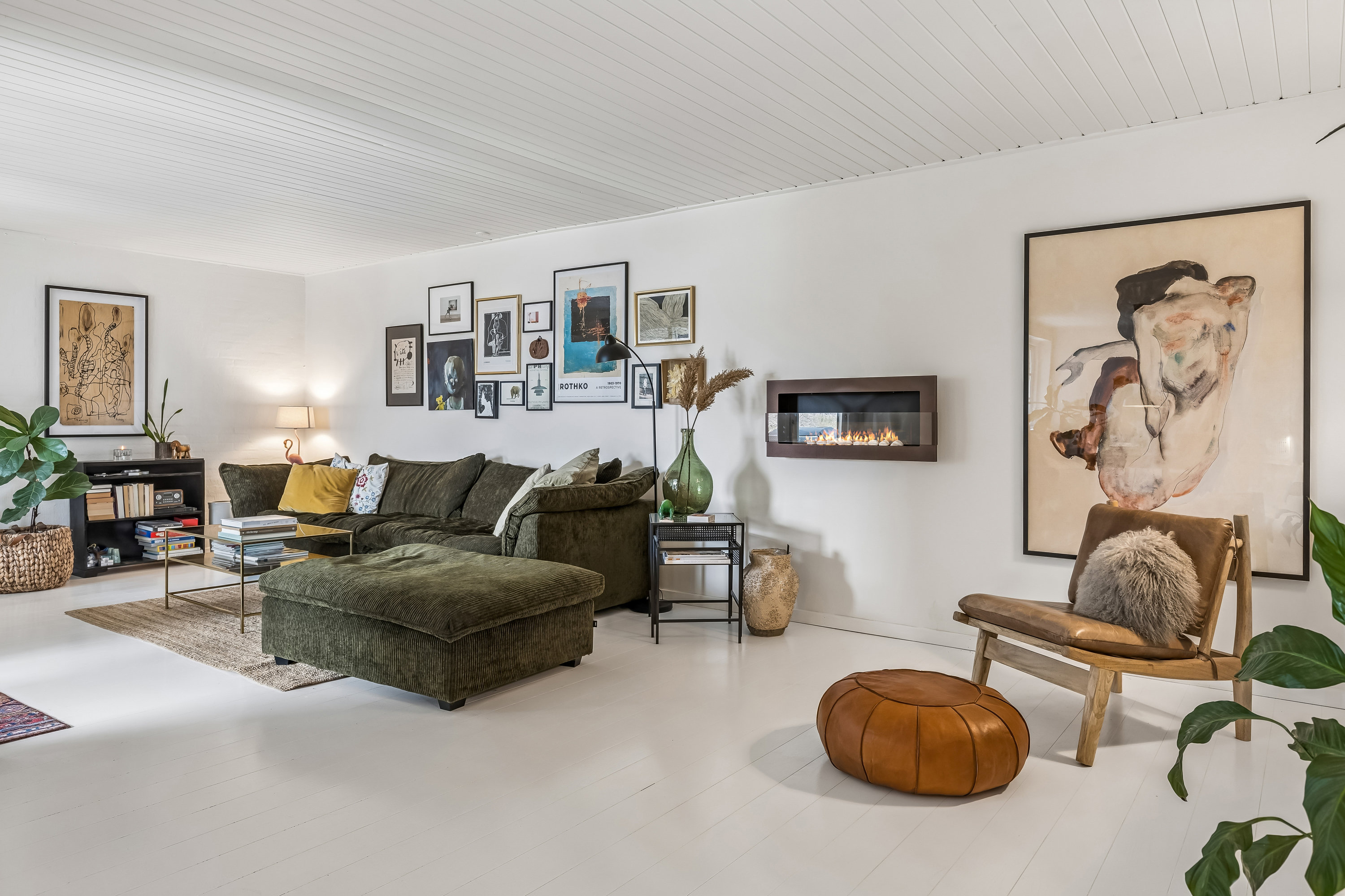 Fremhævet stue billede i fuldskærmstilstand. Billede af Præstelunden 20, 8722 Hedensted