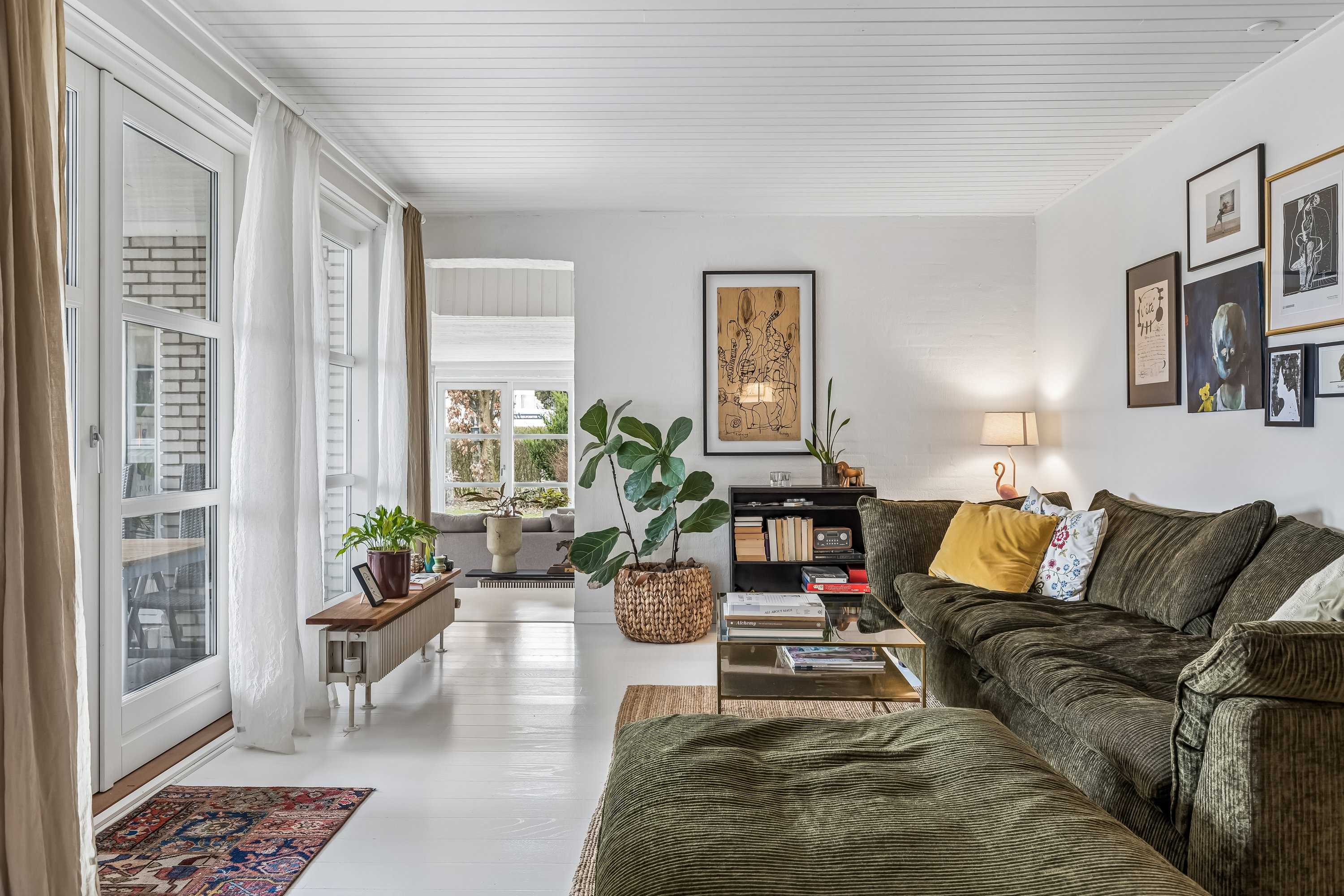 Fremhævet stue billede i fuldskærmstilstand. Billede af Præstelunden 20, 8722 Hedensted