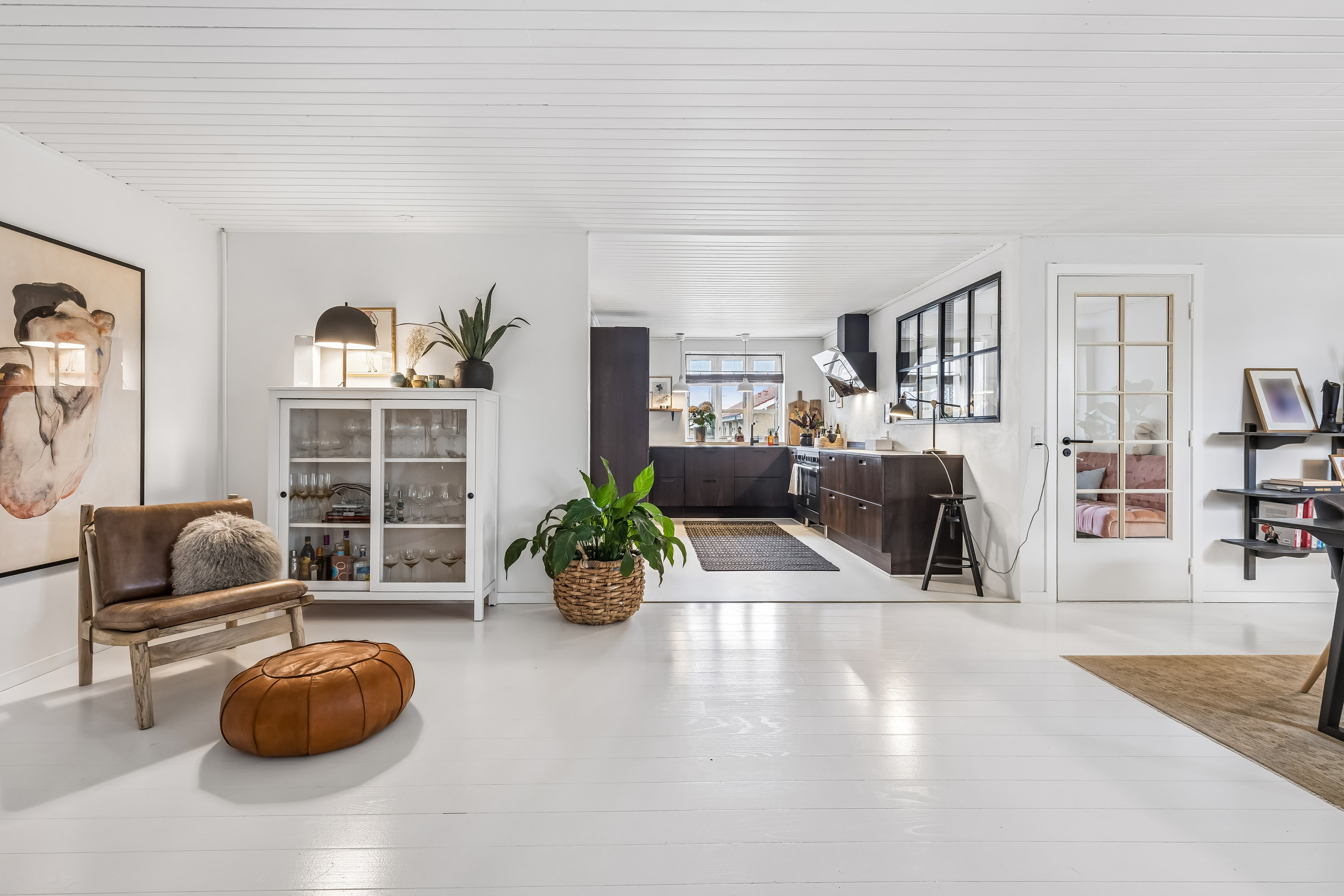 Fremhævet stue billede i fuldskærmstilstand. Billede af Præstelunden 20, 8722 Hedensted