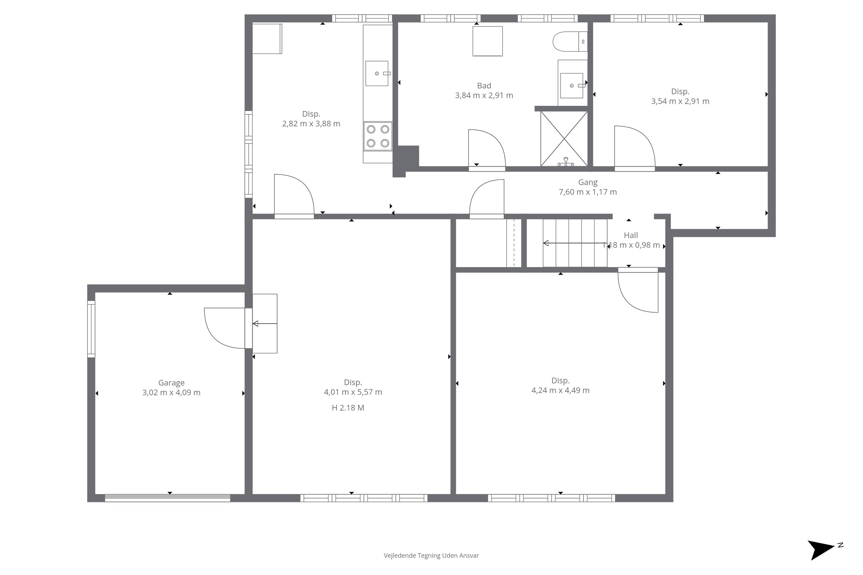 Plantegninger billede af Kongelundsvej 32, 2300 København S