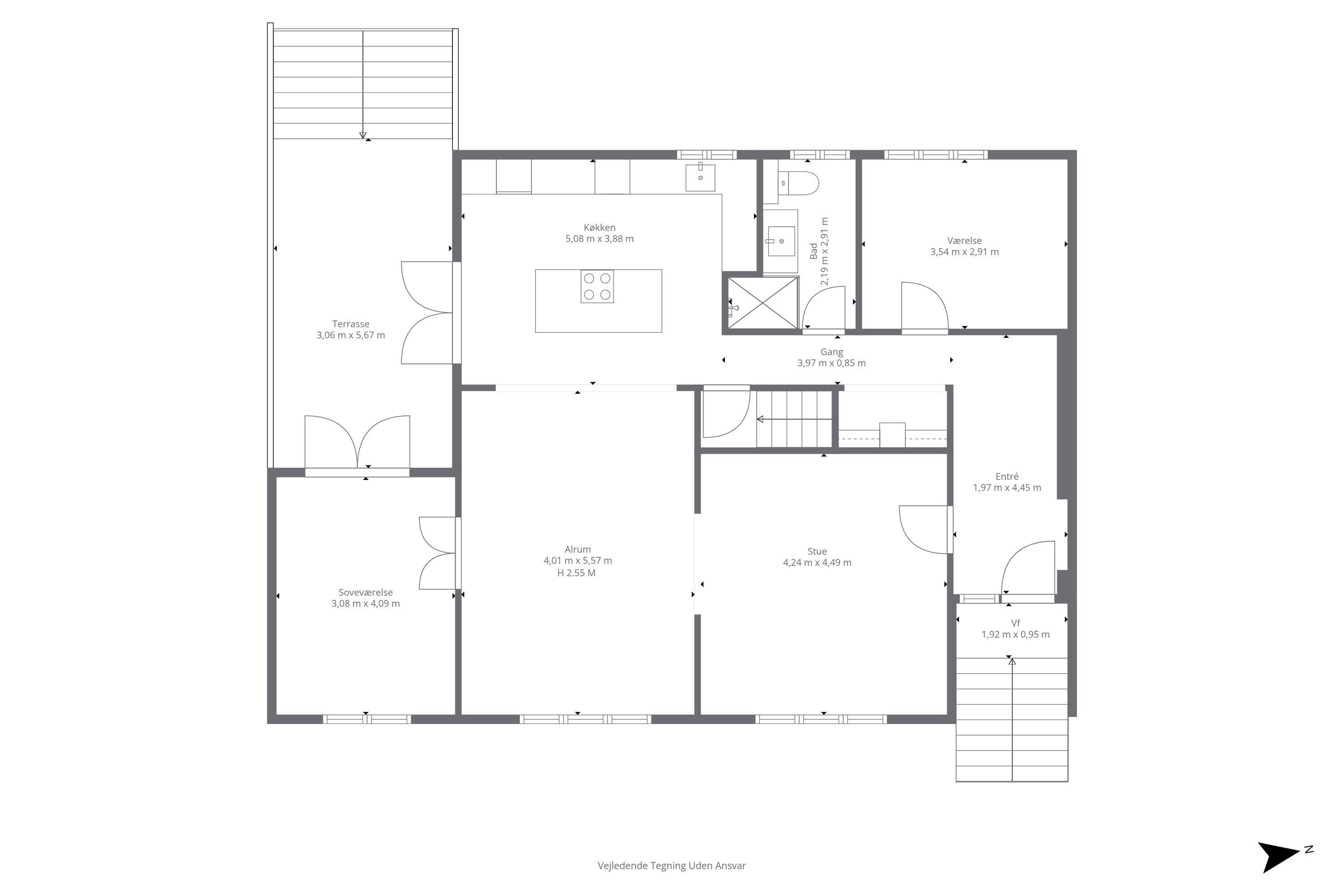Plantegninger billede af Kongelundsvej 32, 2300 København S