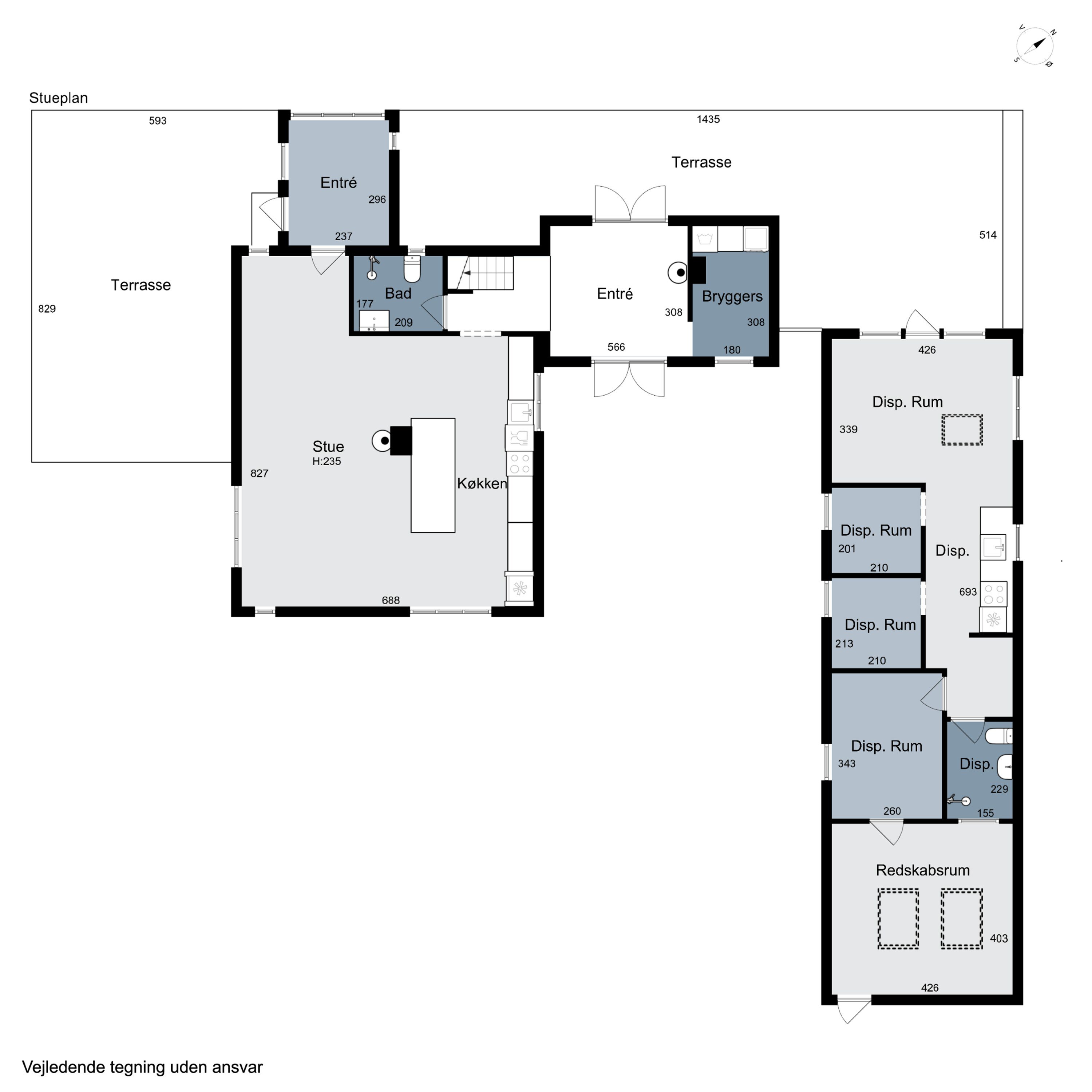 Plantegninger billede af Helmevej 4, Agger, 7770 Vestervig