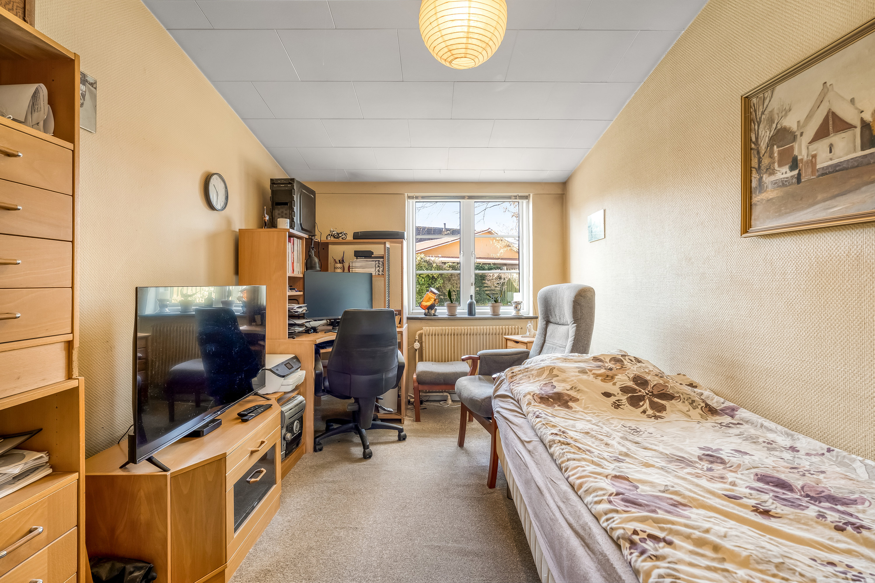 Fremhævet soveværelse billede i fuldskærmstilstand. Billede af Østre Allé 2, 4900 Nakskov