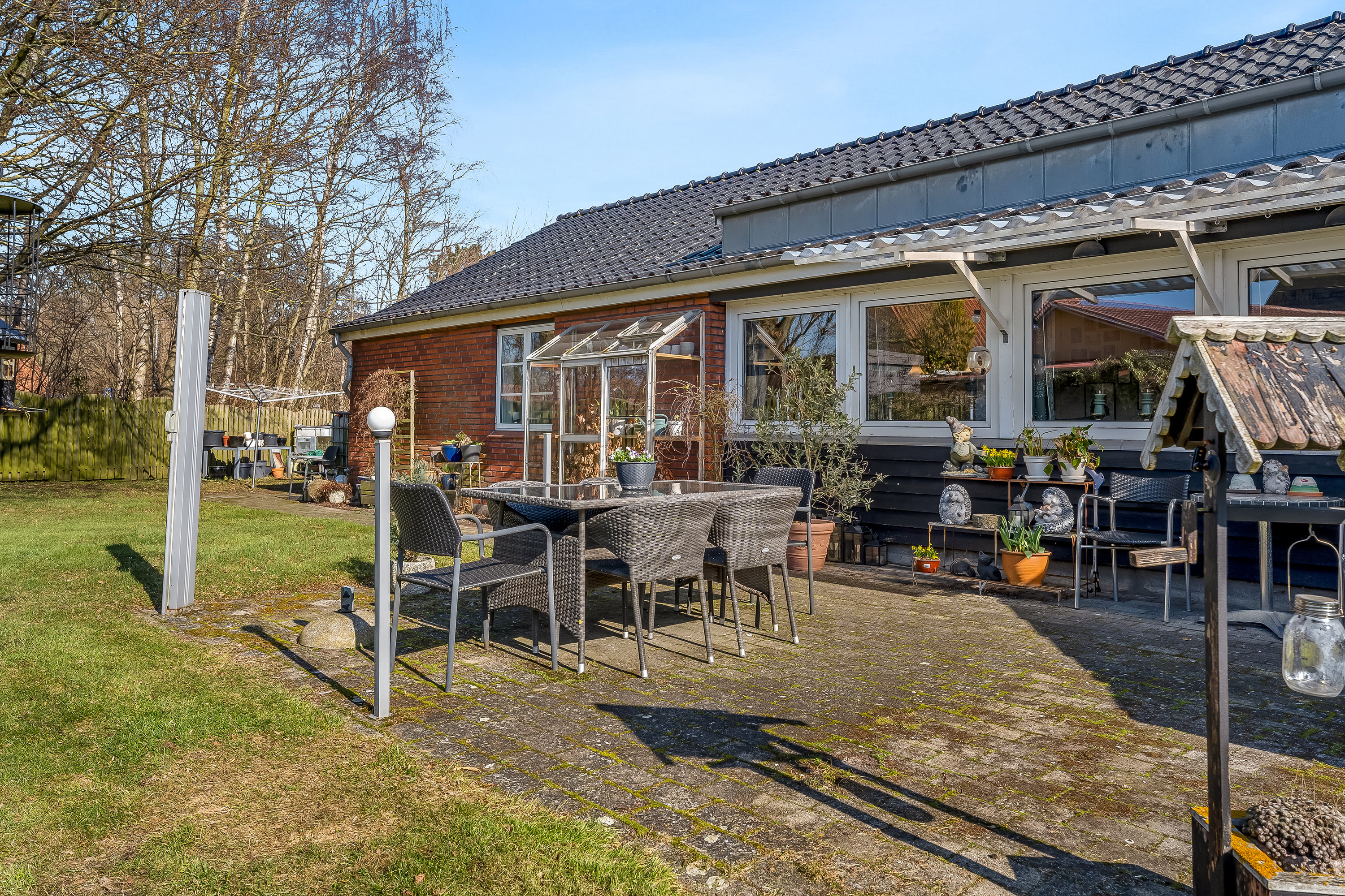 Fremhævet terrasse billede i fuldskærmstilstand. Billede af Østre Allé 2, 4900 Nakskov