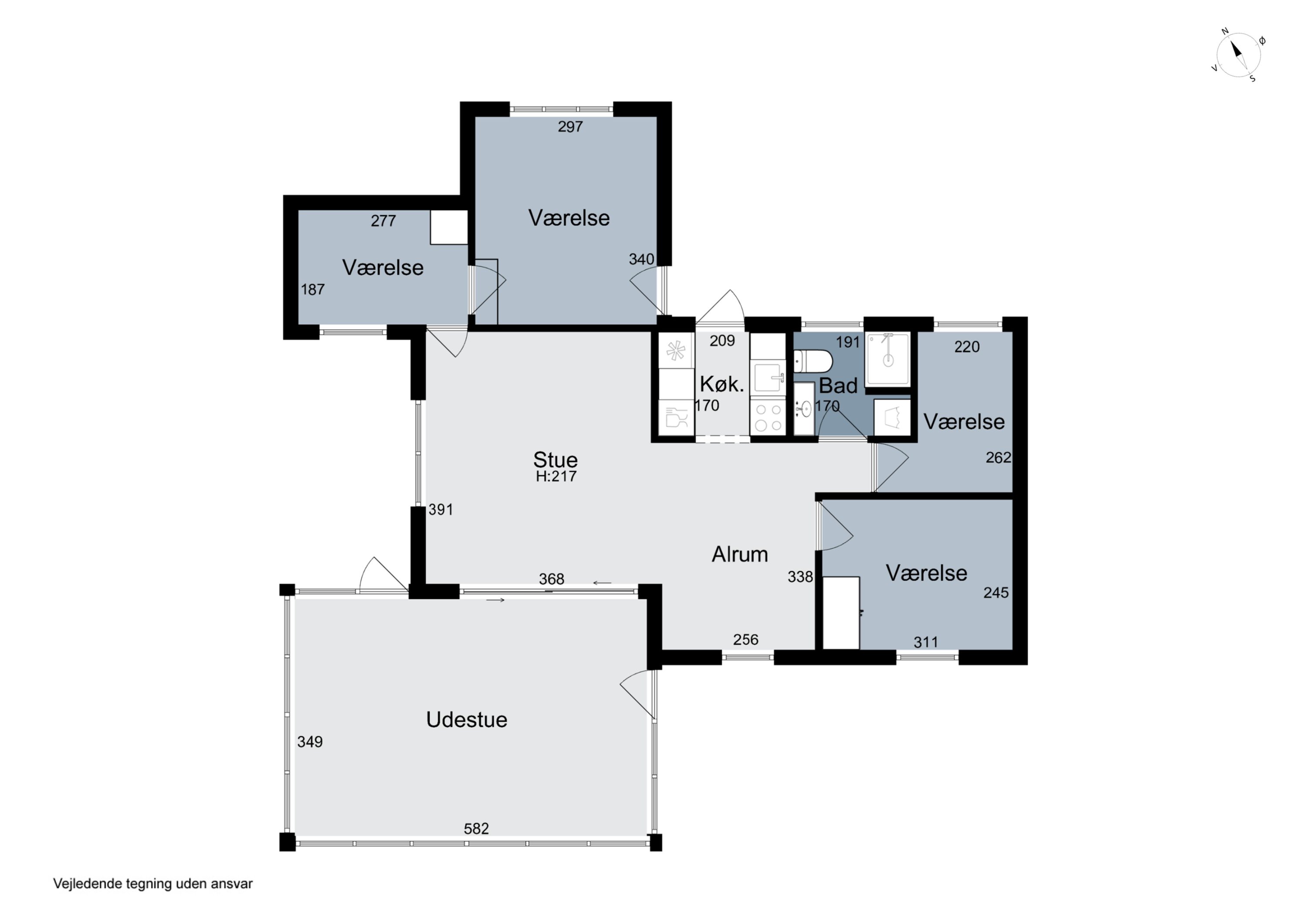 Plantegninger billede af Kobbelsti 20, Klitmøller, 7700 Thisted