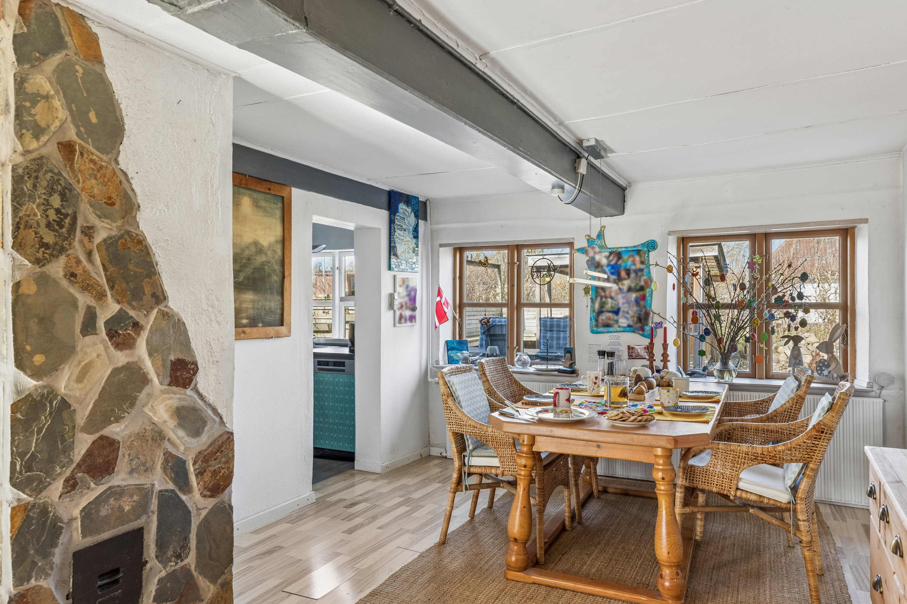 Fremhævet stue billede i fuldskærmstilstand. Billede af Degnetoft 5, Kværs, 6300 Gråsten