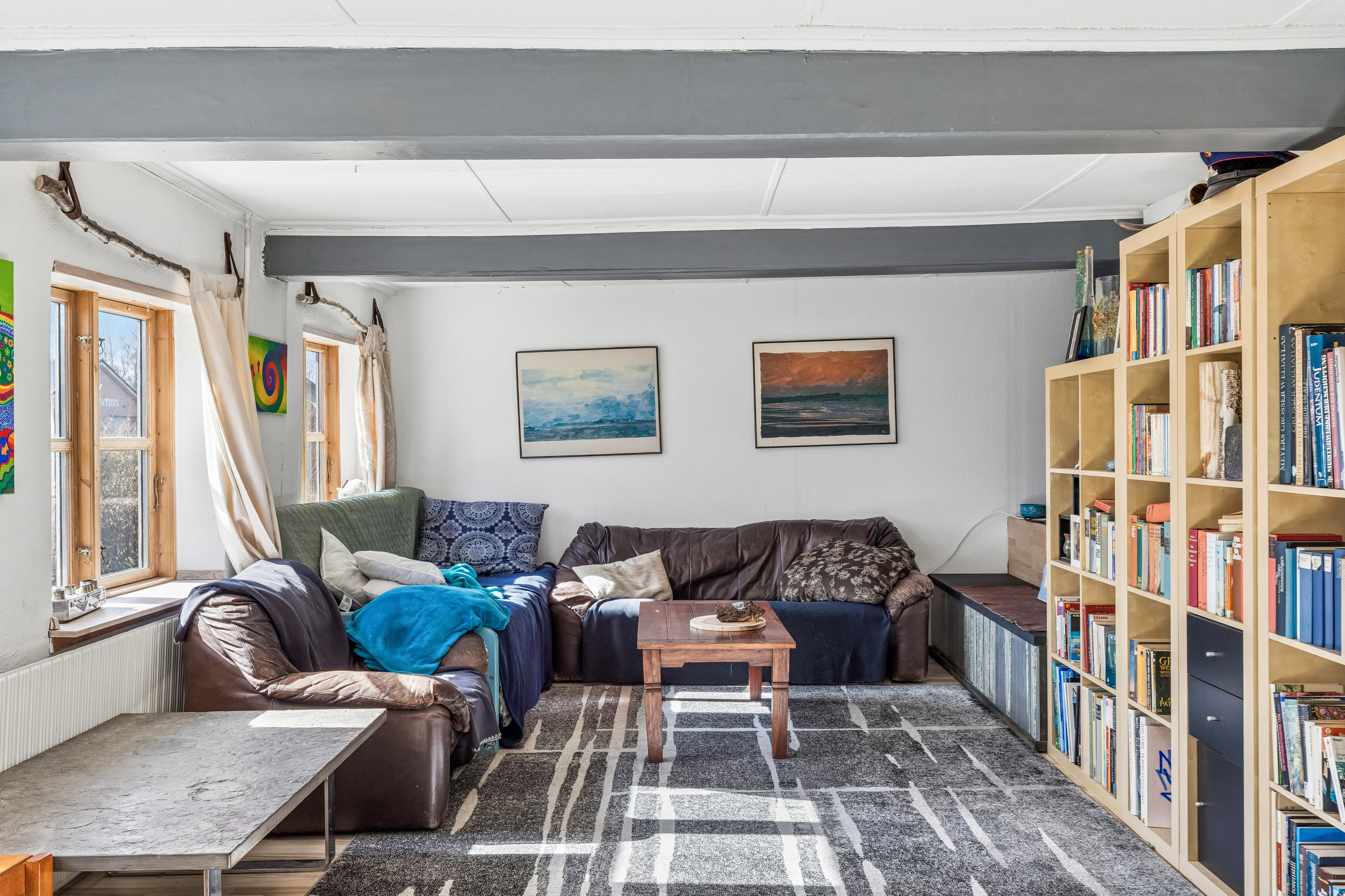 Fremhævet stue billede i fuldskærmstilstand. Billede af Degnetoft 5, Kværs, 6300 Gråsten