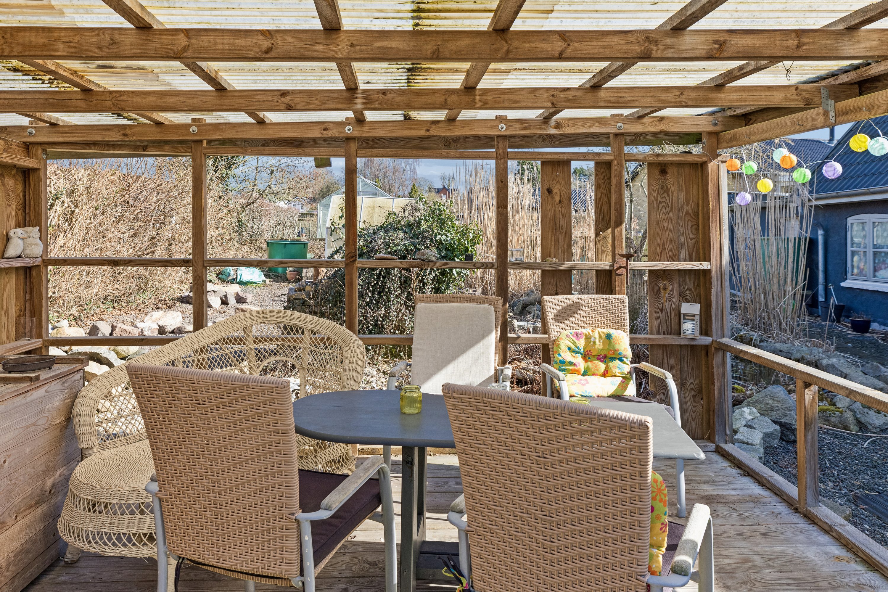 Fremhævet terrasse billede i fuldskærmstilstand. Billede af Degnetoft 5, Kværs, 6300 Gråsten