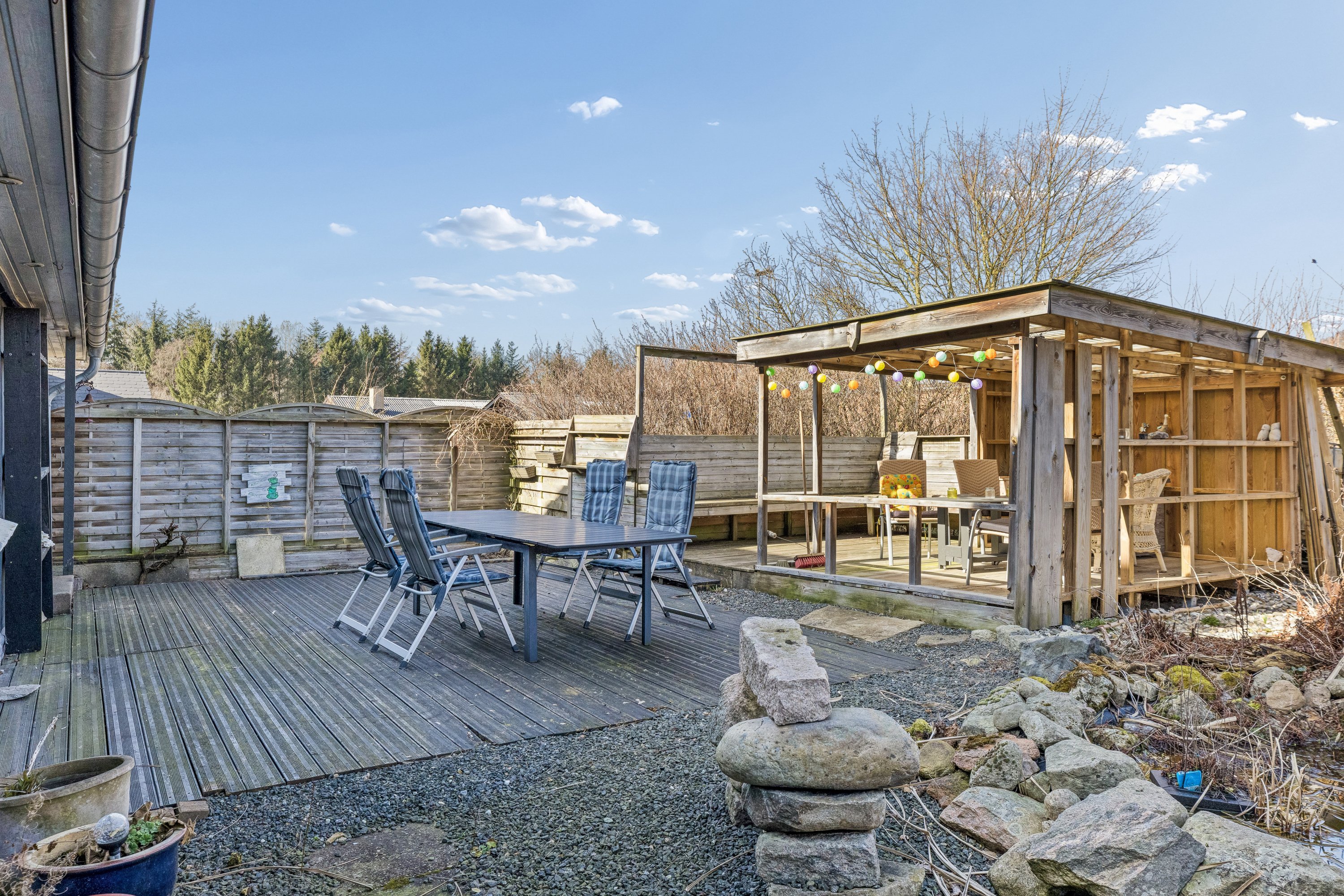 Fremhævet terrasse billede i fuldskærmstilstand. Billede af Degnetoft 5, Kværs, 6300 Gråsten