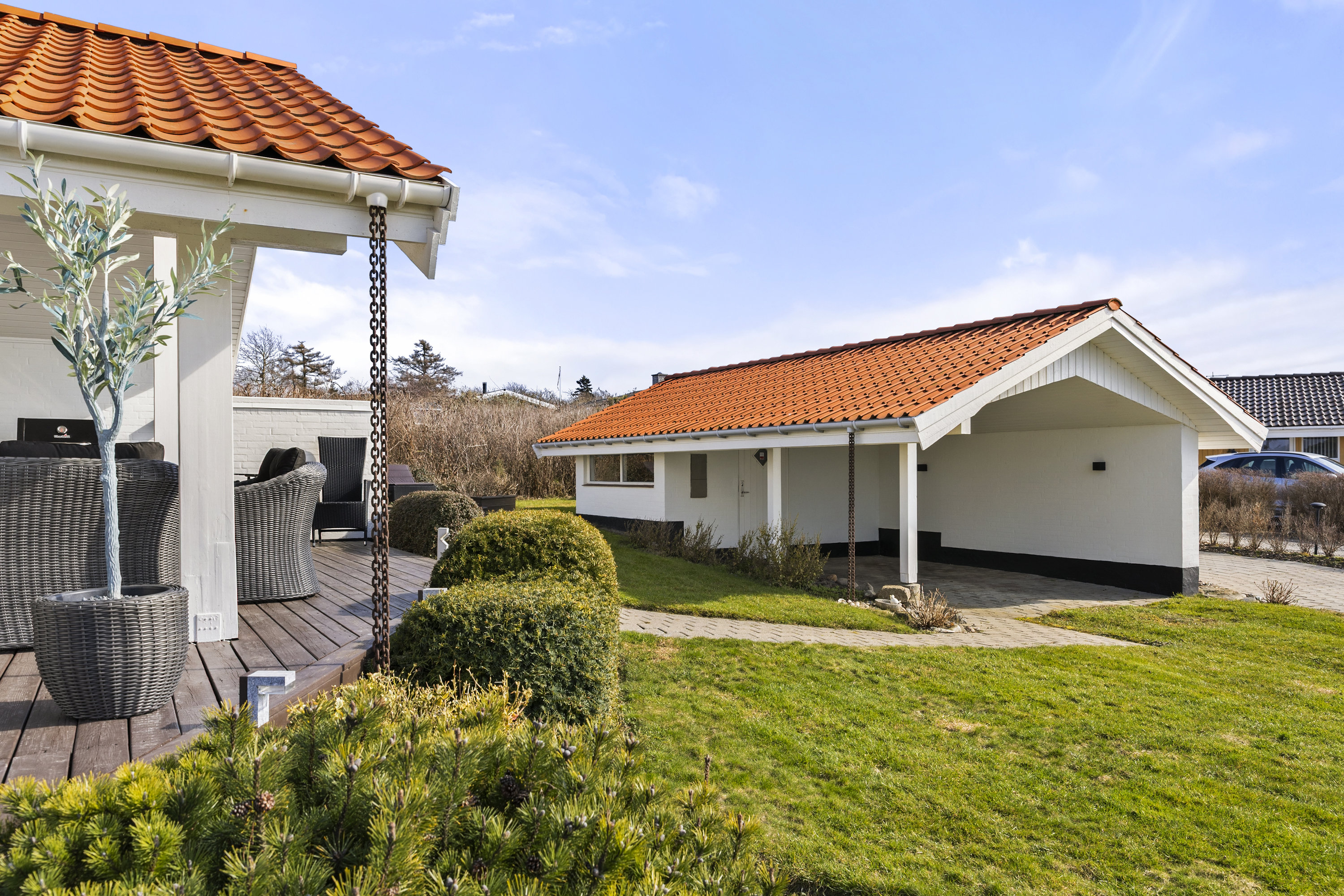 Fremhævet carport billede i fuldskærmstilstand. Billede af Rolf Krakesvej 1, Drøsselbjerg, 4200 Slagelse