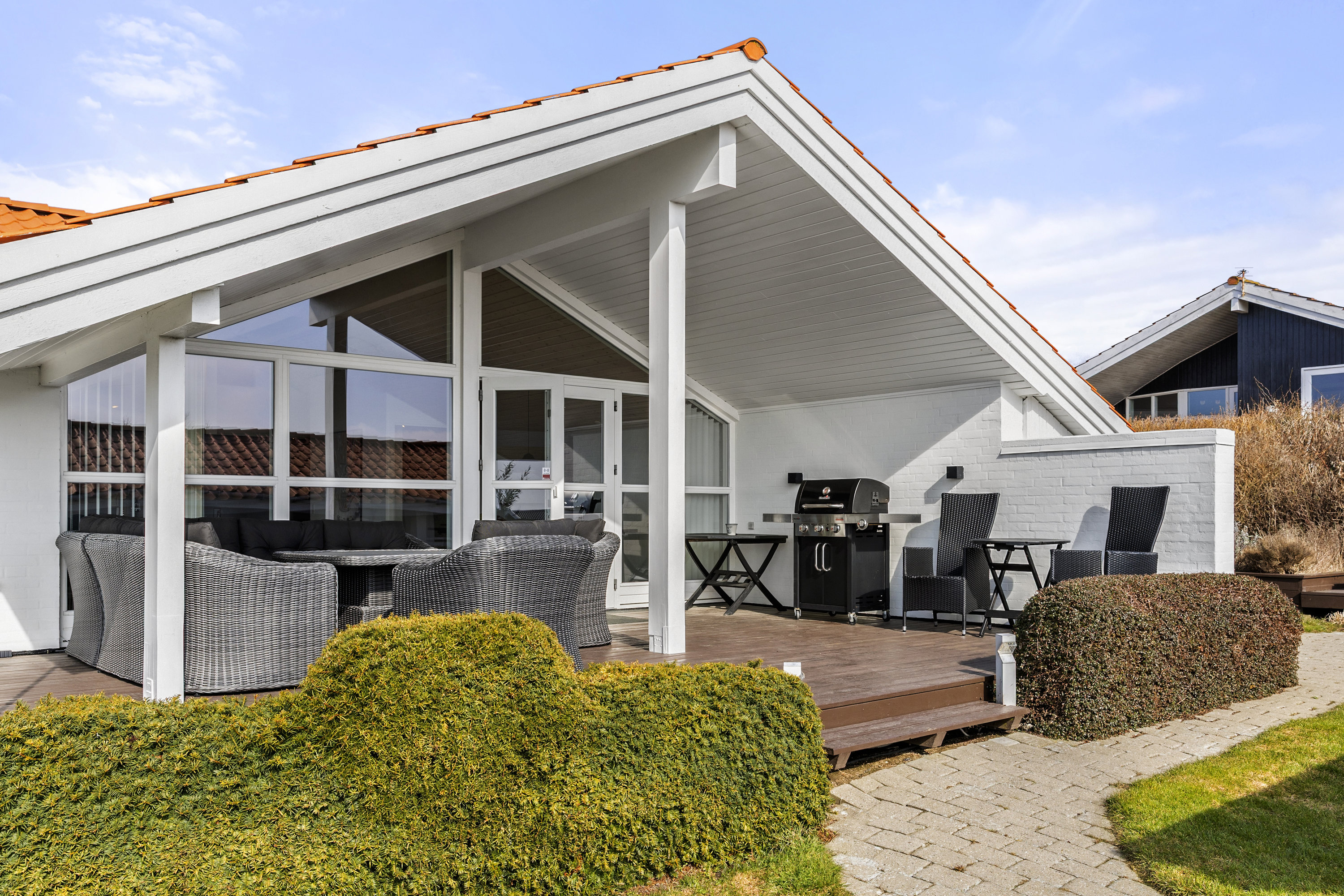 Fremhævet terrasse billede i fuldskærmstilstand. Billede af Rolf Krakesvej 1, Drøsselbjerg, 4200 Slagelse