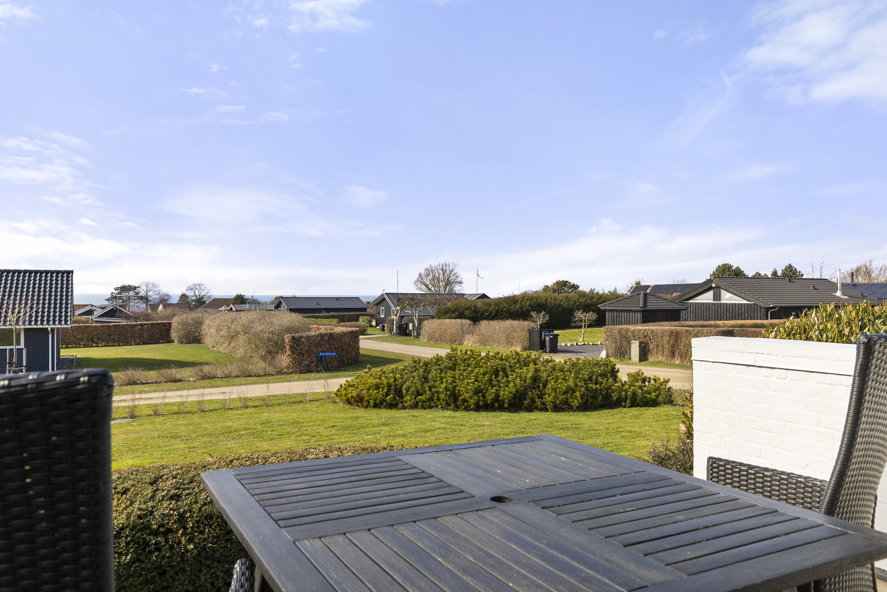 Fremhævet terrasse billede i fuldskærmstilstand. Billede af Rolf Krakesvej 1, Drøsselbjerg, 4200 Slagelse