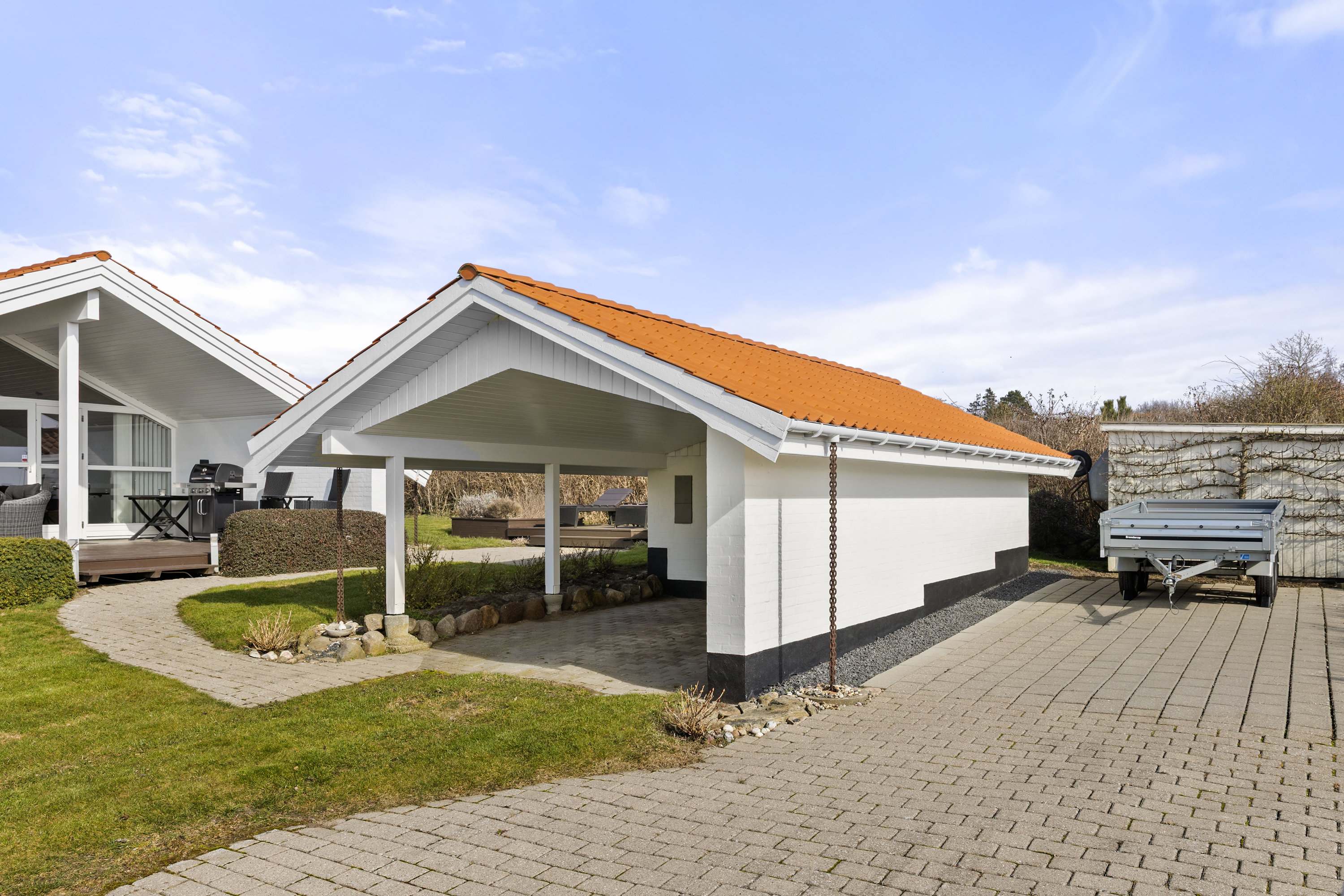 Fremhævet carport billede i fuldskærmstilstand. Billede af Rolf Krakesvej 1, Drøsselbjerg, 4200 Slagelse