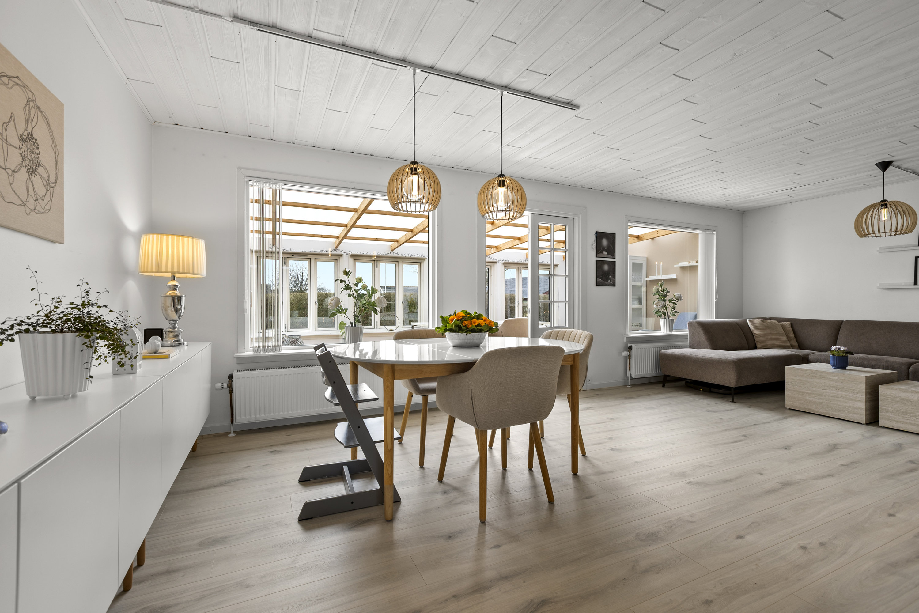 Fremhævet stue billede i fuldskærmstilstand. Billede af Engvej 19, Gelsted, 4160 Herlufmagle