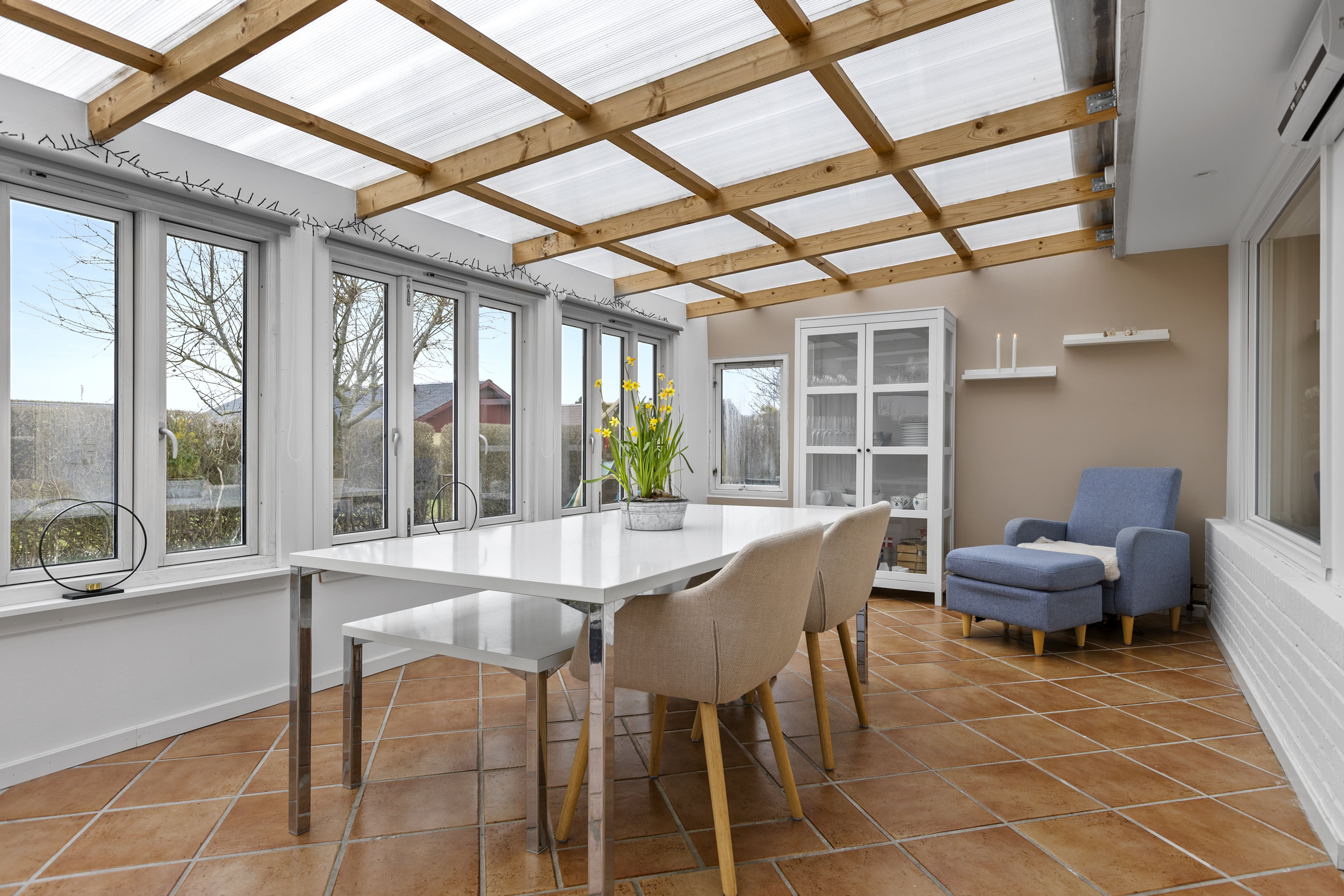 Fremhævet udestue billede i fuldskærmstilstand. Billede af Engvej 19, Gelsted, 4160 Herlufmagle