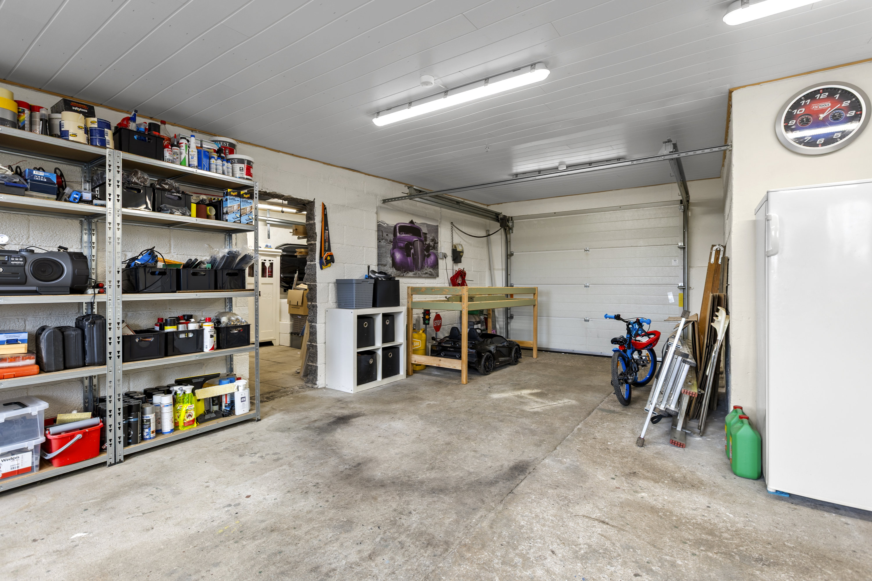 Fremhævet garage billede i fuldskærmstilstand. Billede af Engvej 19, Gelsted, 4160 Herlufmagle