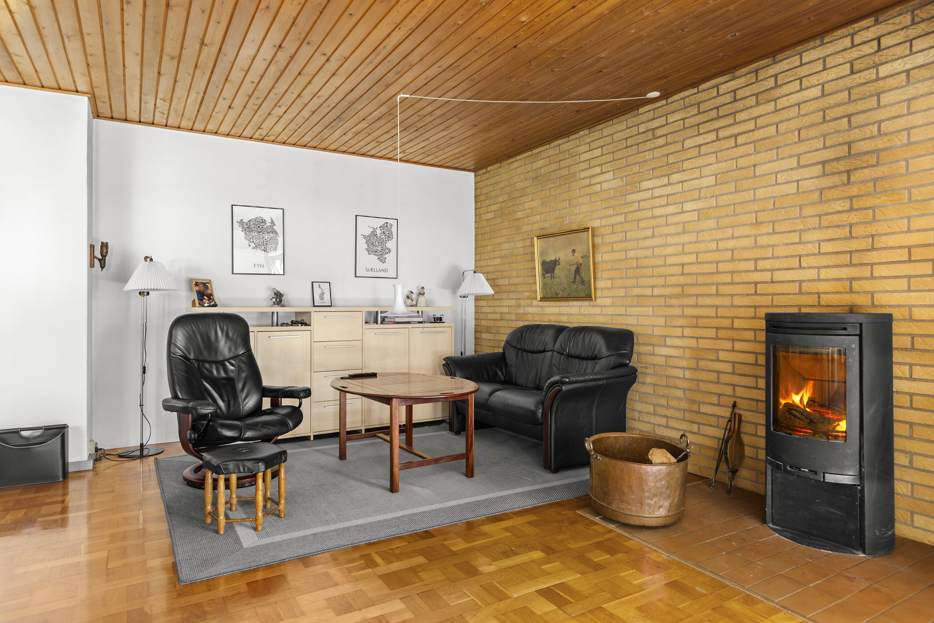 Fremhævet stue billede i fuldskærmstilstand. Billede af Ørslev Gade 76D, Ørslev, 4100 Ringsted