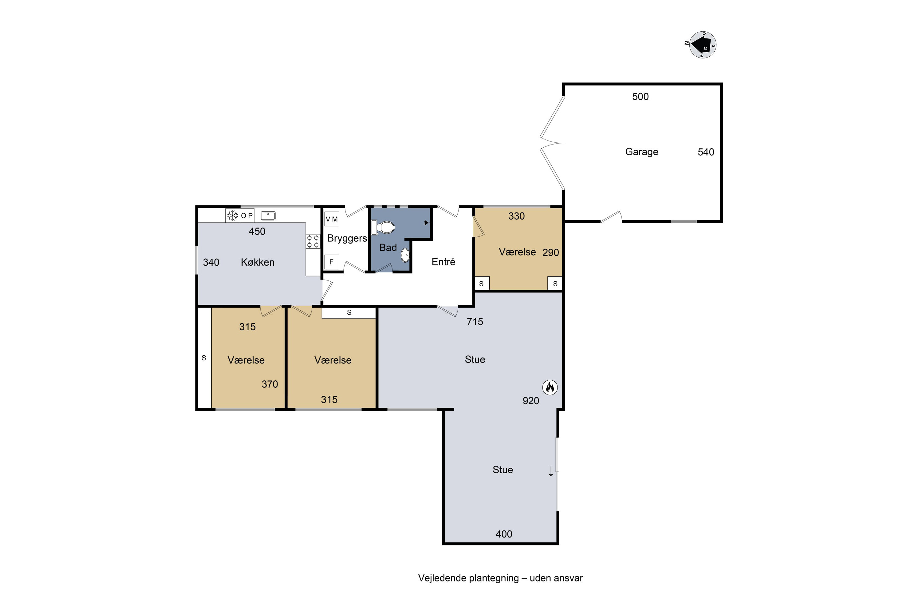 Plantegninger billede af Ørslev Gade 76D, Ørslev, 4100 Ringsted