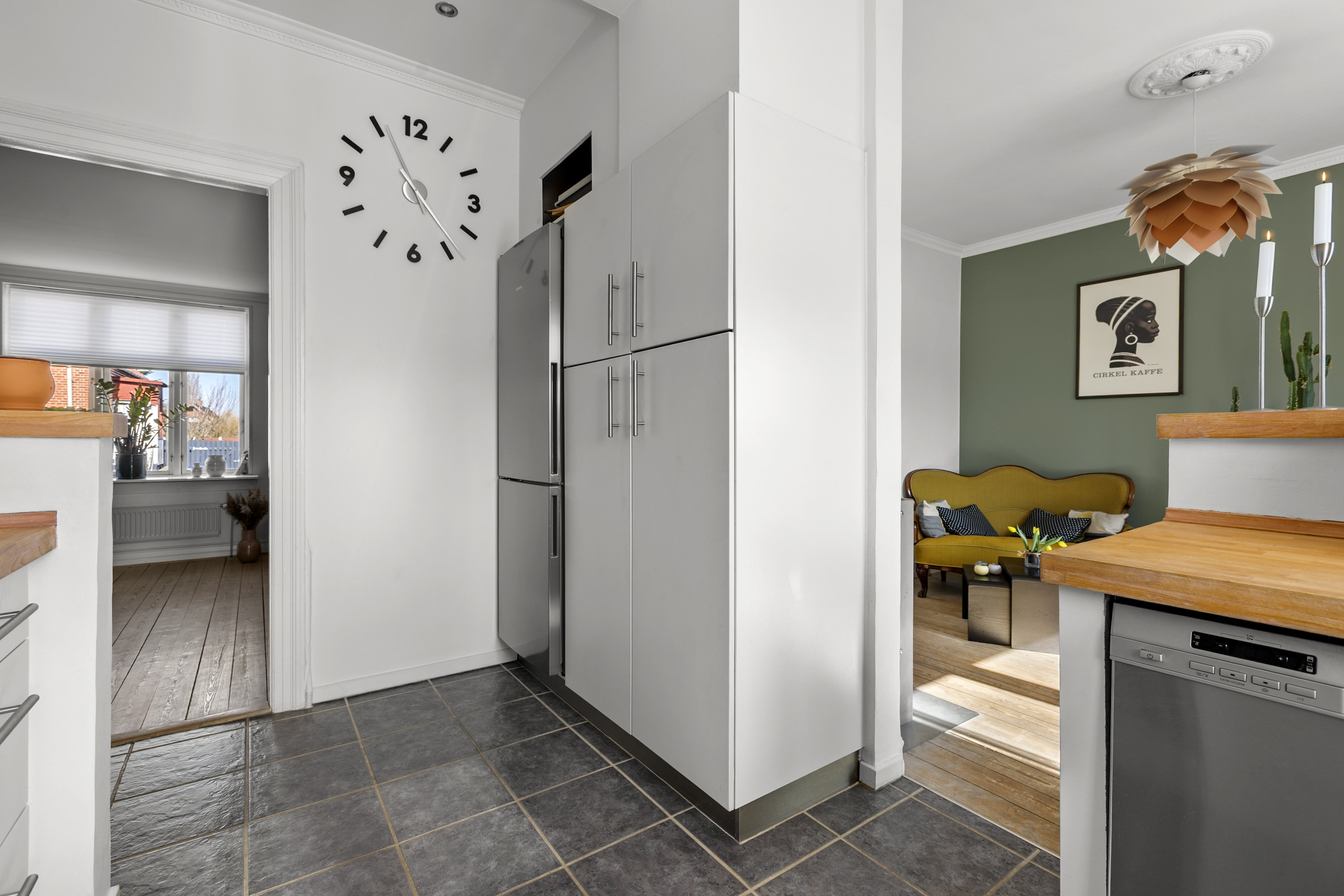 Fremhævet køkken billede i fuldskærmstilstand. Billede af Teglgården 10, 4220 Korsør