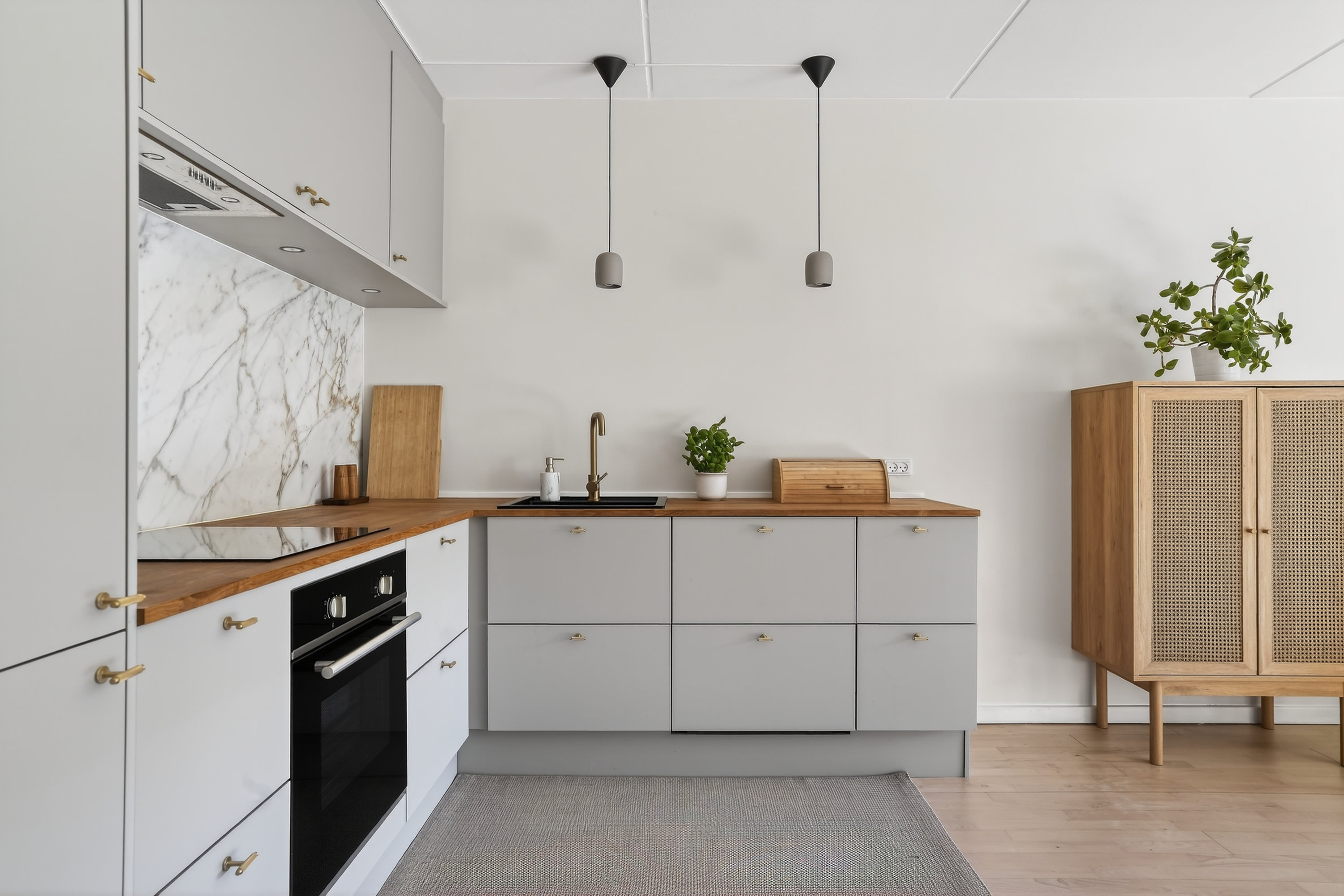 Fremhævet køkken billede i fuldskærmstilstand. Billede af Mølleåparken 15, st.. tv., 2800 Kongens Lyngby