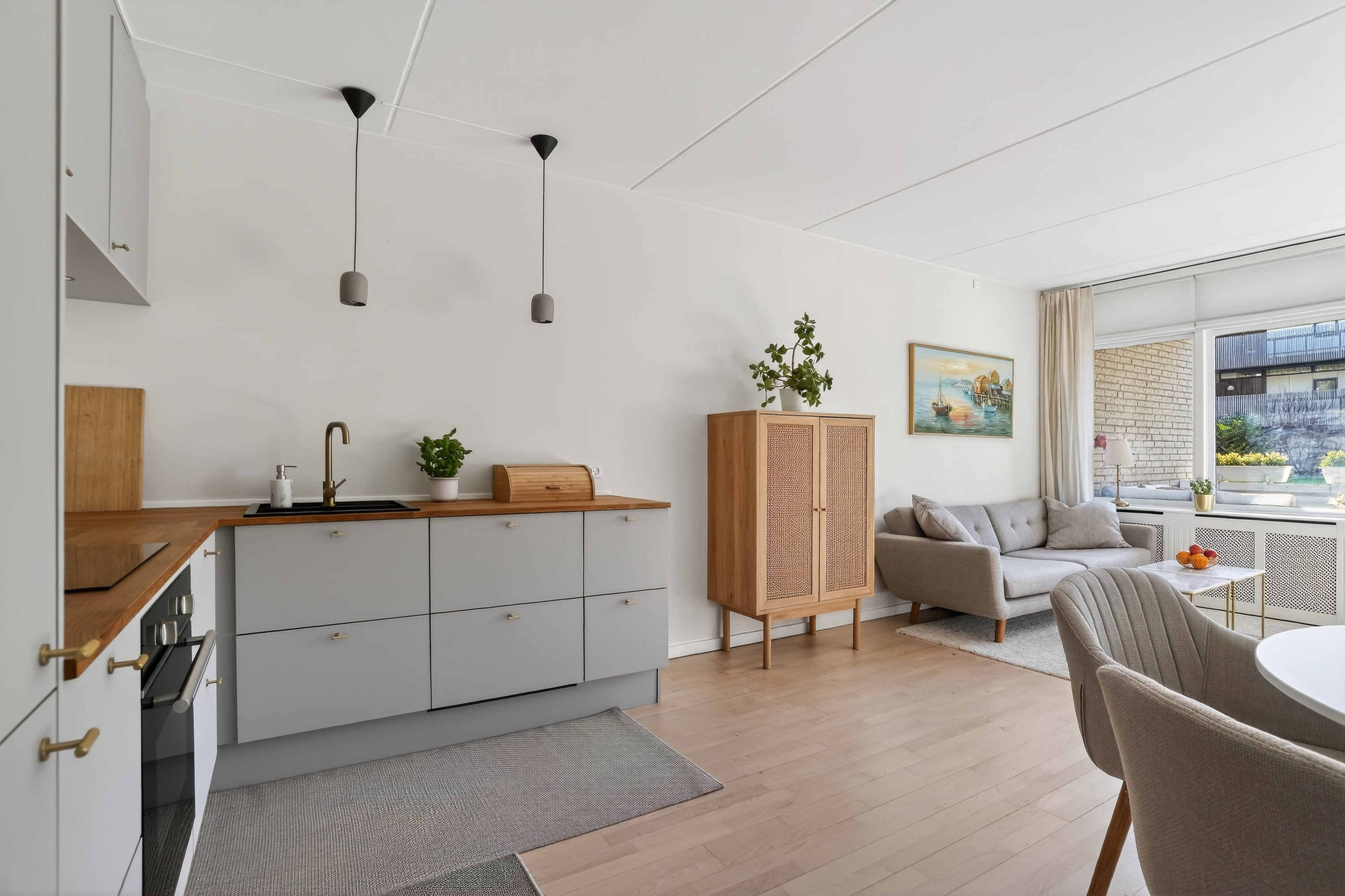 Fremhævet køkken billede i fuldskærmstilstand. Billede af Mølleåparken 15, st.. tv., 2800 Kongens Lyngby