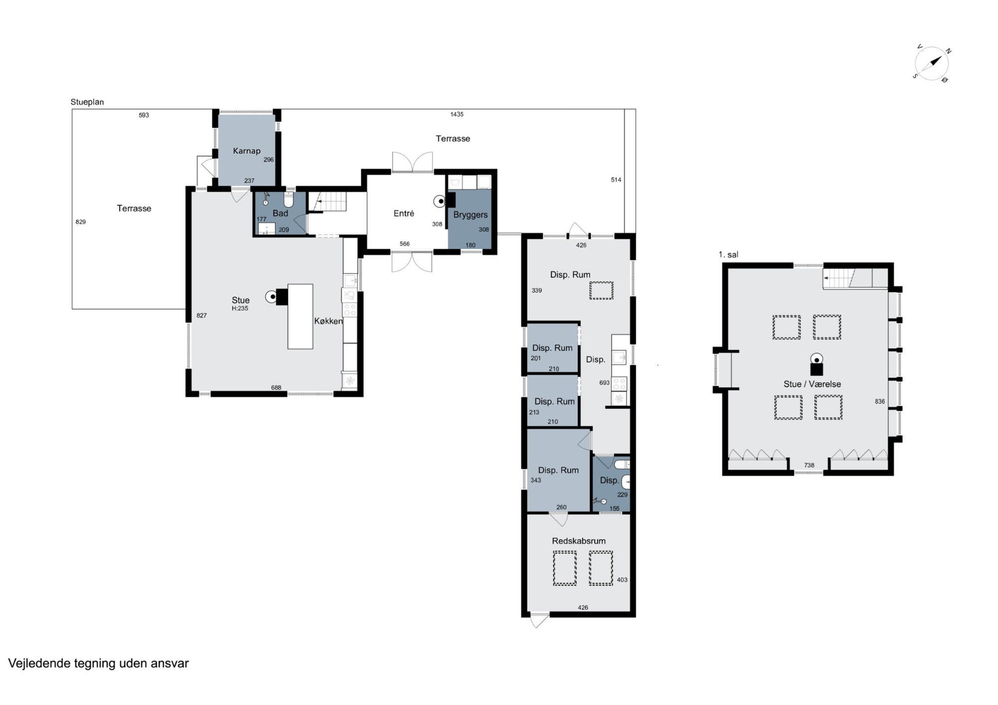 Plantegninger billede af Helmevej 4, Agger, 7770 Vestervig