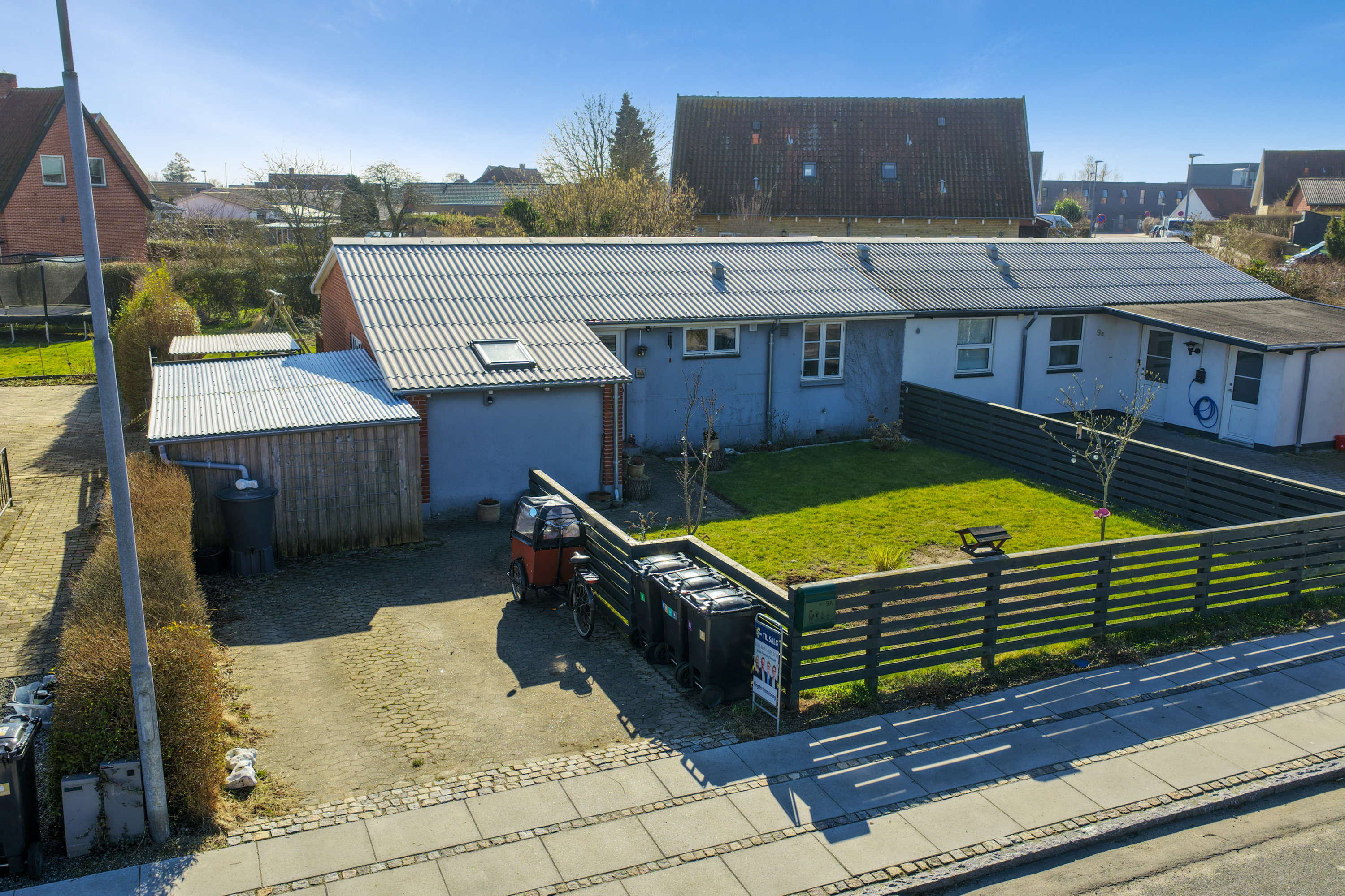 Fremhævet facade billede i fuldskærmstilstand. Billede af Stentevej 9A, 5800 Nyborg