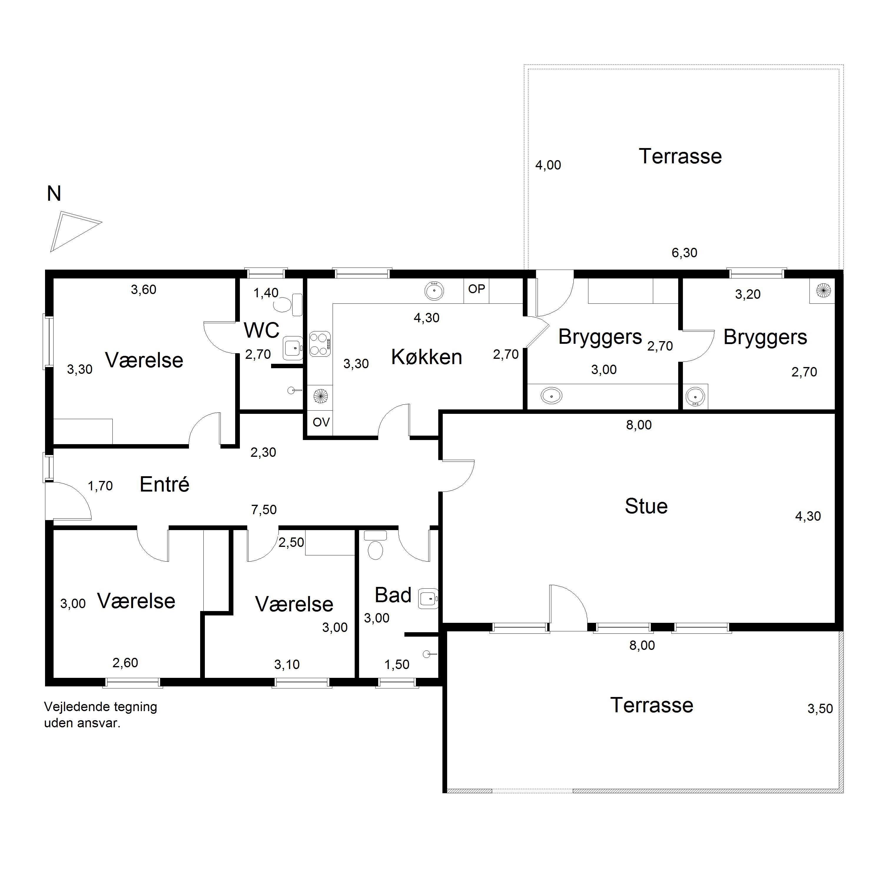 Plantegninger billede af Riddersborgvej 10, 4900 Nakskov