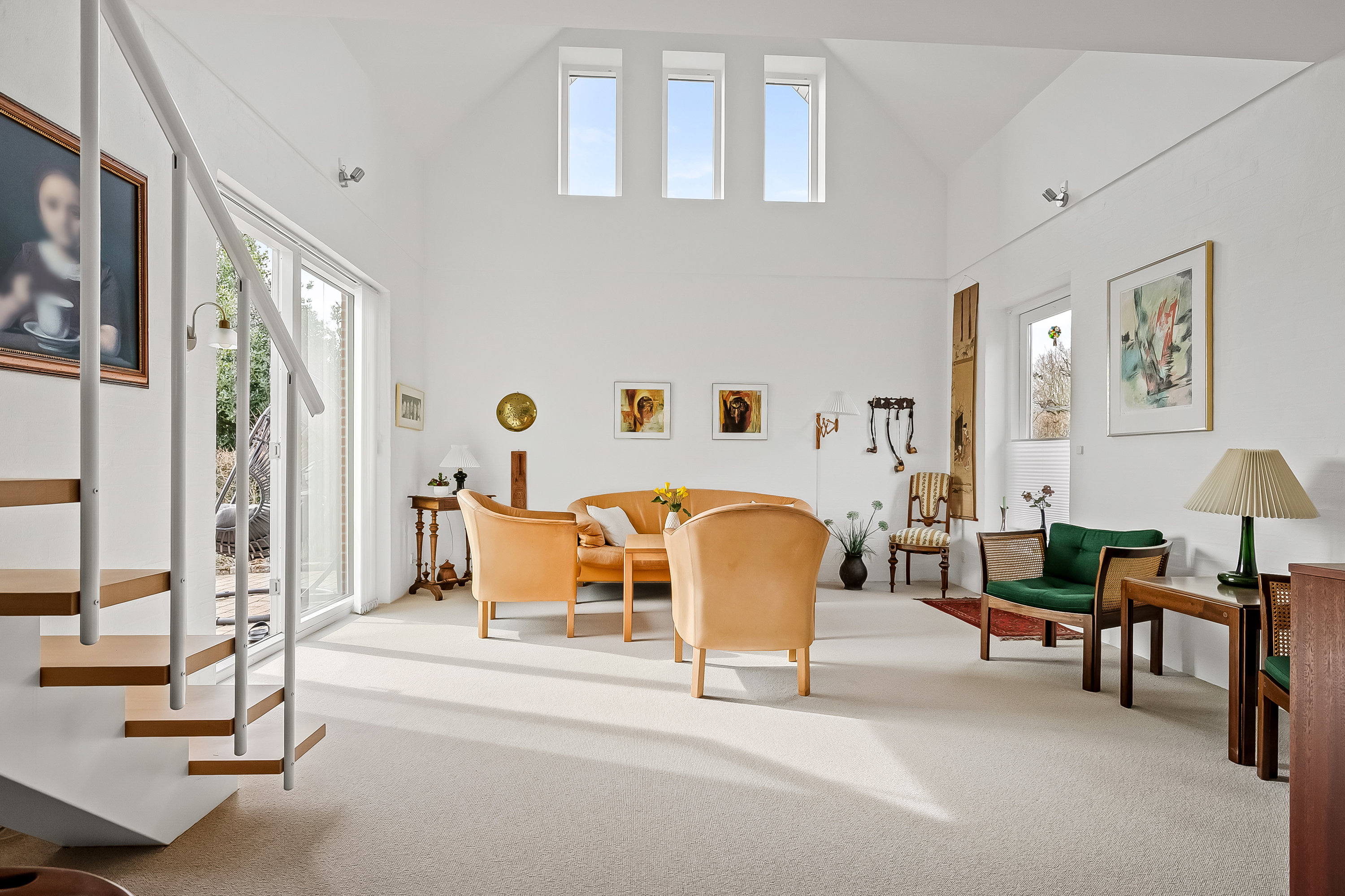 Fremhævet stue billede i fuldskærmstilstand. Billede af Ekkodalen 57, Erritsø, 7000 Fredericia