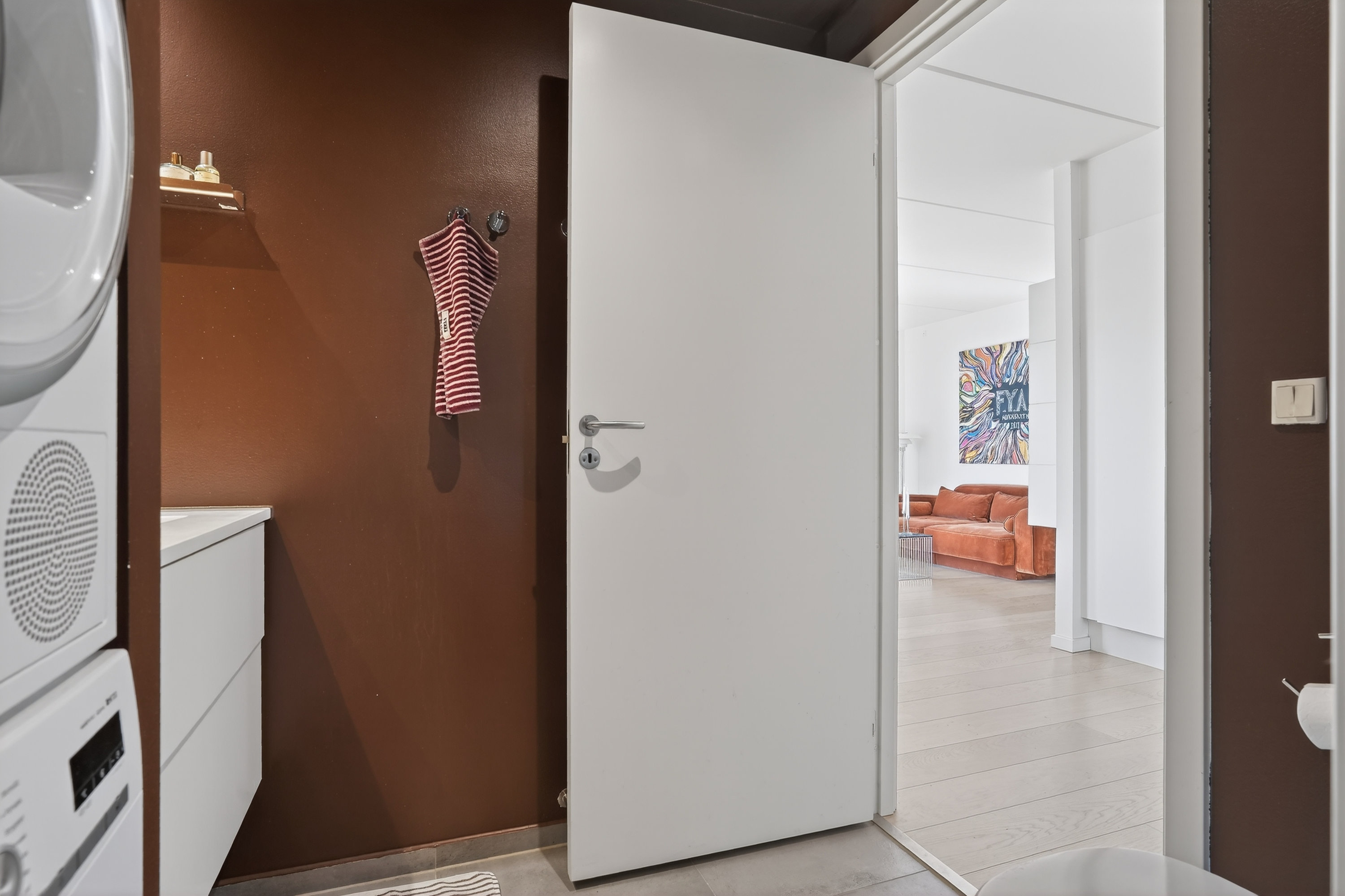 Fremhævet badeværelse billede i fuldskærmstilstand. Billede af Ingrid Marievej 52, 5. tv., 2500 Valby