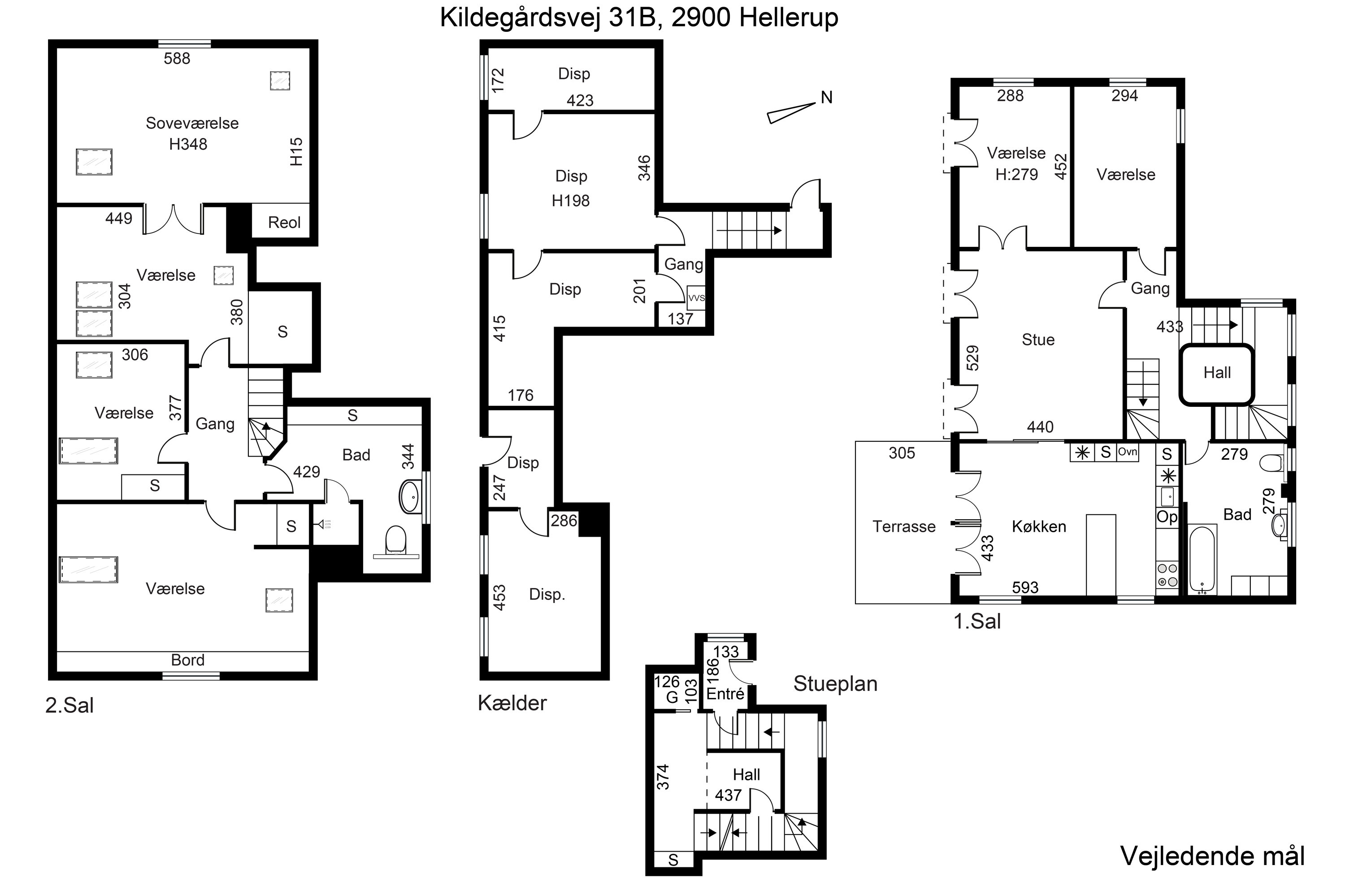 Plantegninger billede af Kildegårdsvej 31B, 2900 Hellerup