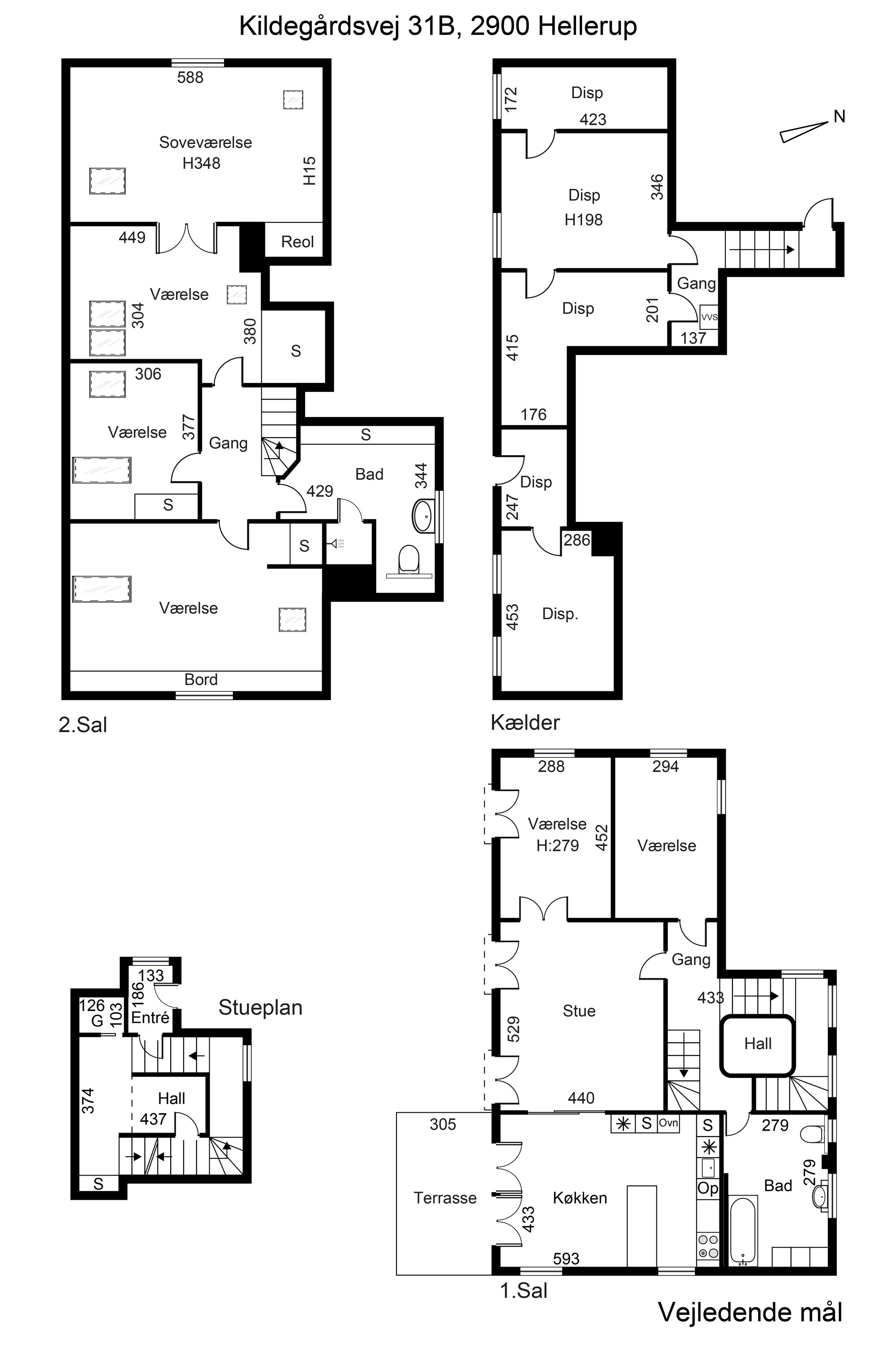Plantegninger billede af Kildegårdsvej 31B, 2900 Hellerup