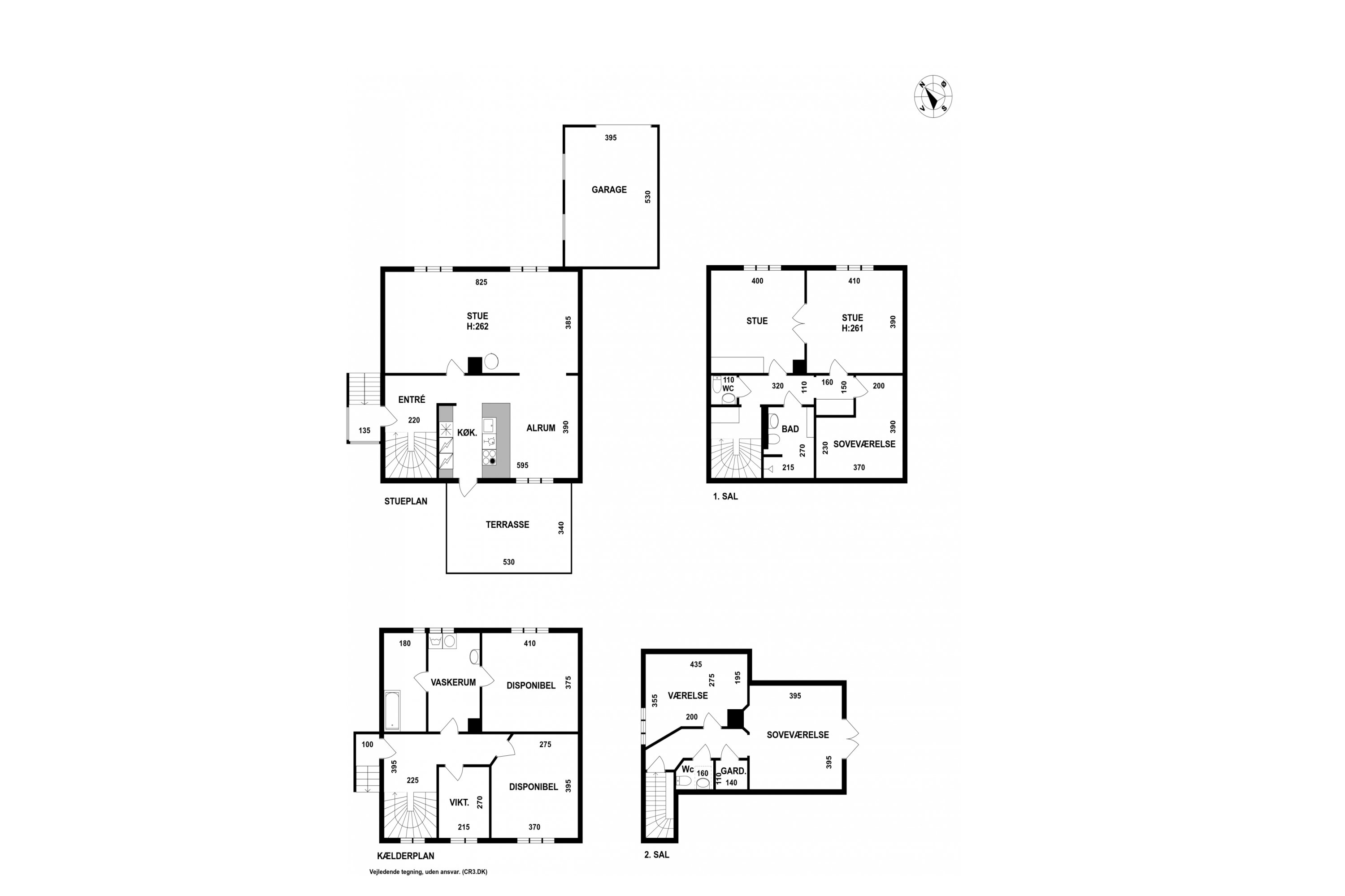 Plantegninger billede af Rosenvænget 5, 3000 Helsingør