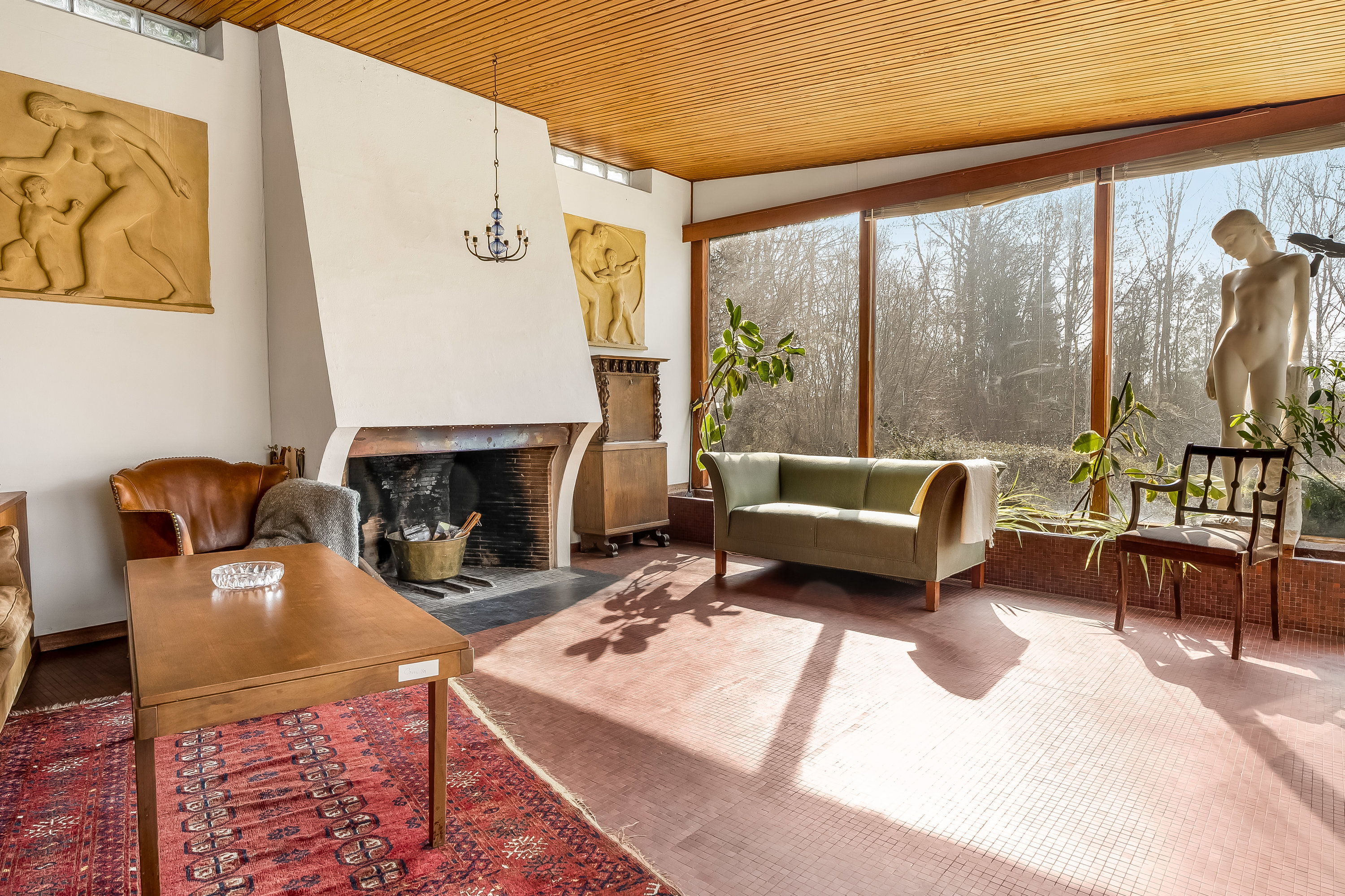 Fremhævet stue billede i fuldskærmstilstand. Billede af Skovtoftebakken 11, 2830 Virum