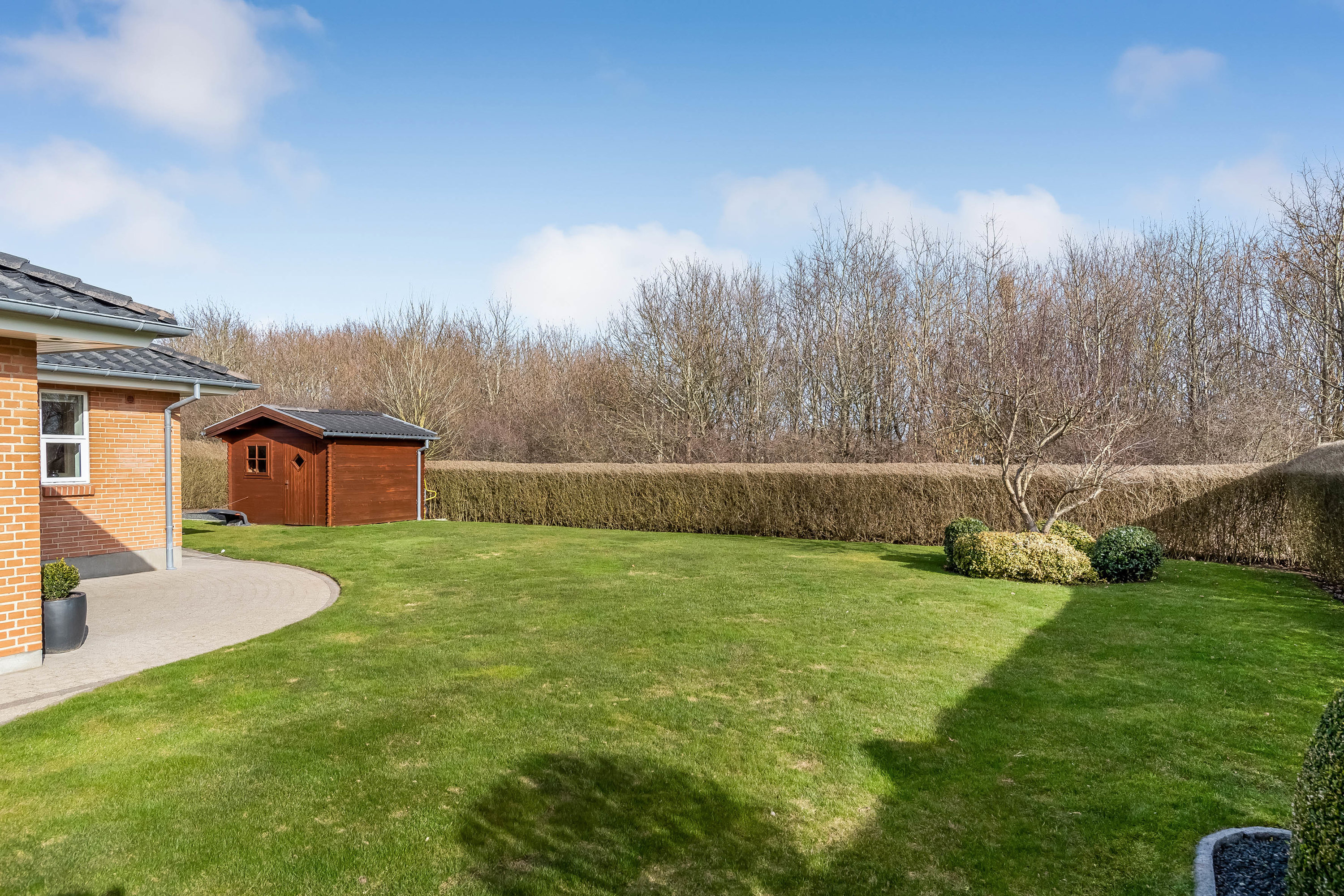 Fremhævet have billede i fuldskærmstilstand. Billede af Skovvikken 34, Mejrup, 7500 Holstebro