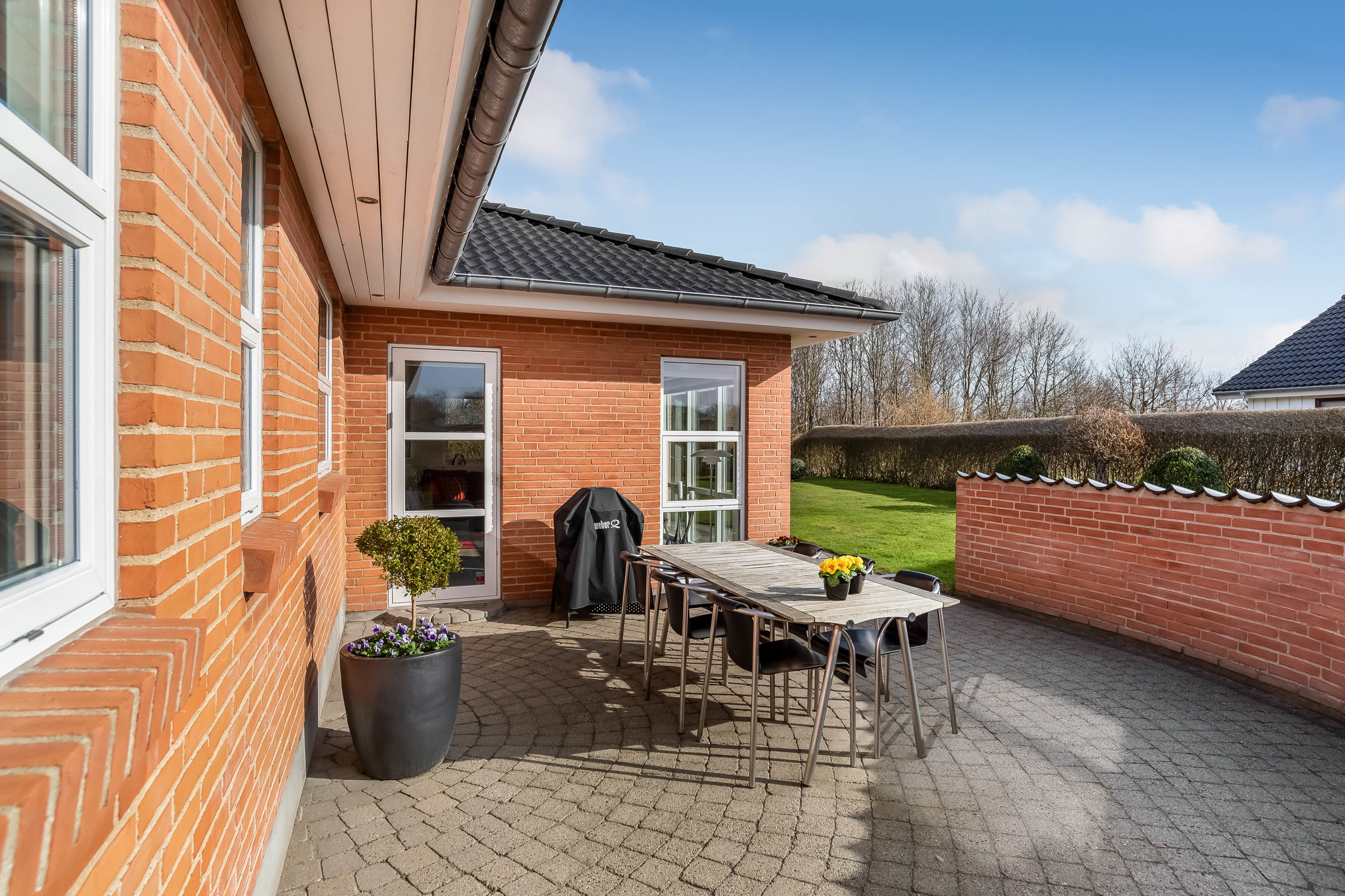 Fremhævet terrasse billede i fuldskærmstilstand. Billede af Skovvikken 34, Mejrup, 7500 Holstebro