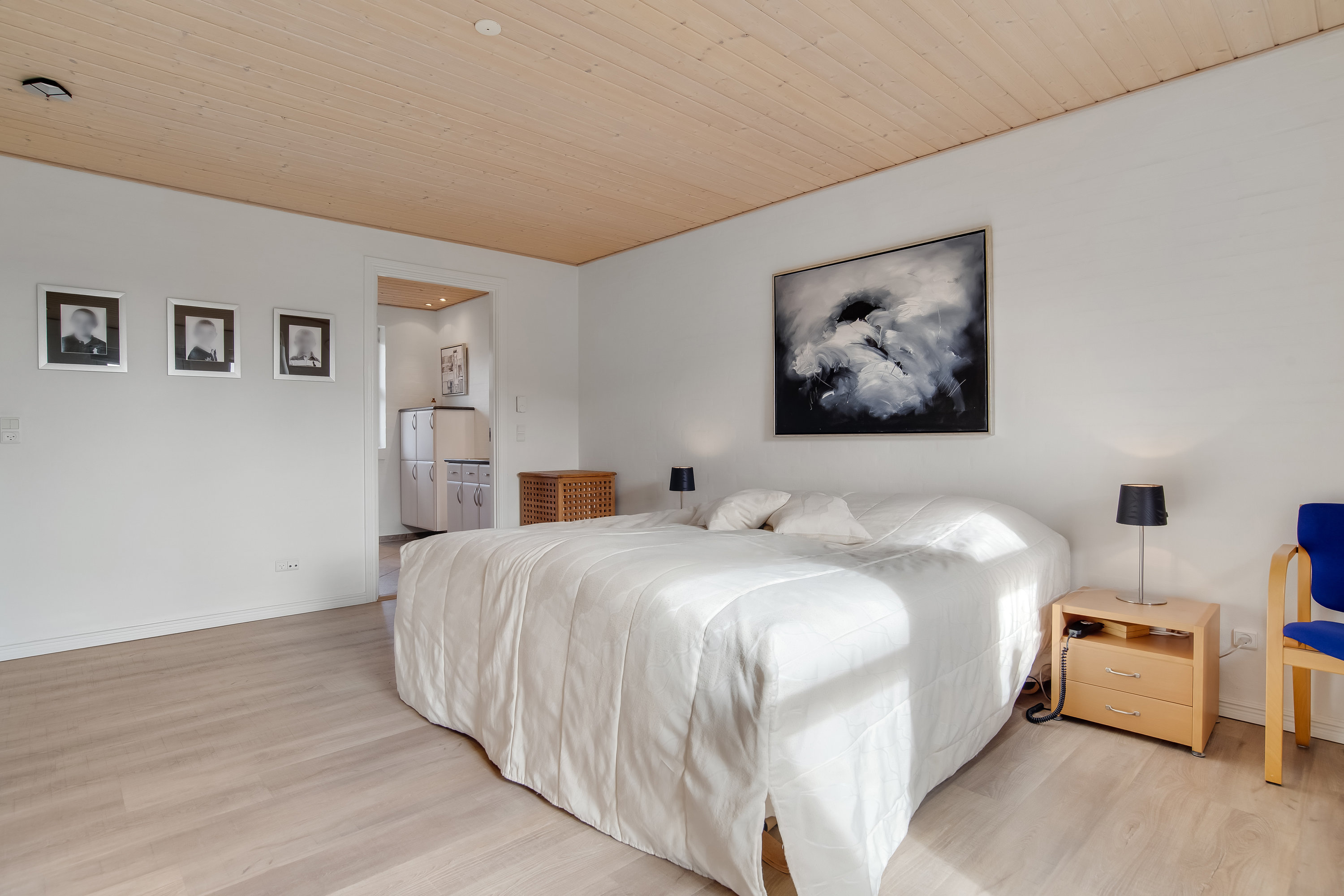 Fremhævet soveværelse billede i fuldskærmstilstand. Billede af Skovvikken 34, Mejrup, 7500 Holstebro