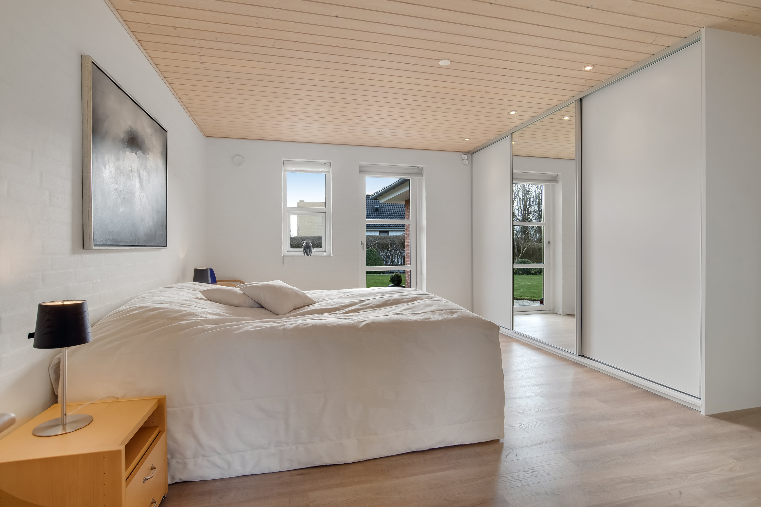 Fremhævet soveværelse billede i fuldskærmstilstand. Billede af Skovvikken 34, Mejrup, 7500 Holstebro