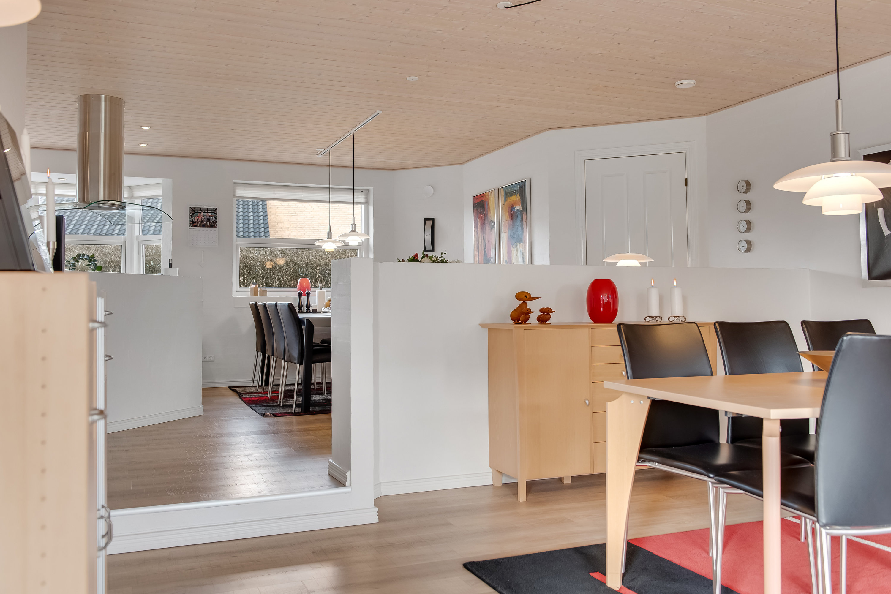 Fremhævet stue billede i fuldskærmstilstand. Billede af Skovvikken 34, Mejrup, 7500 Holstebro