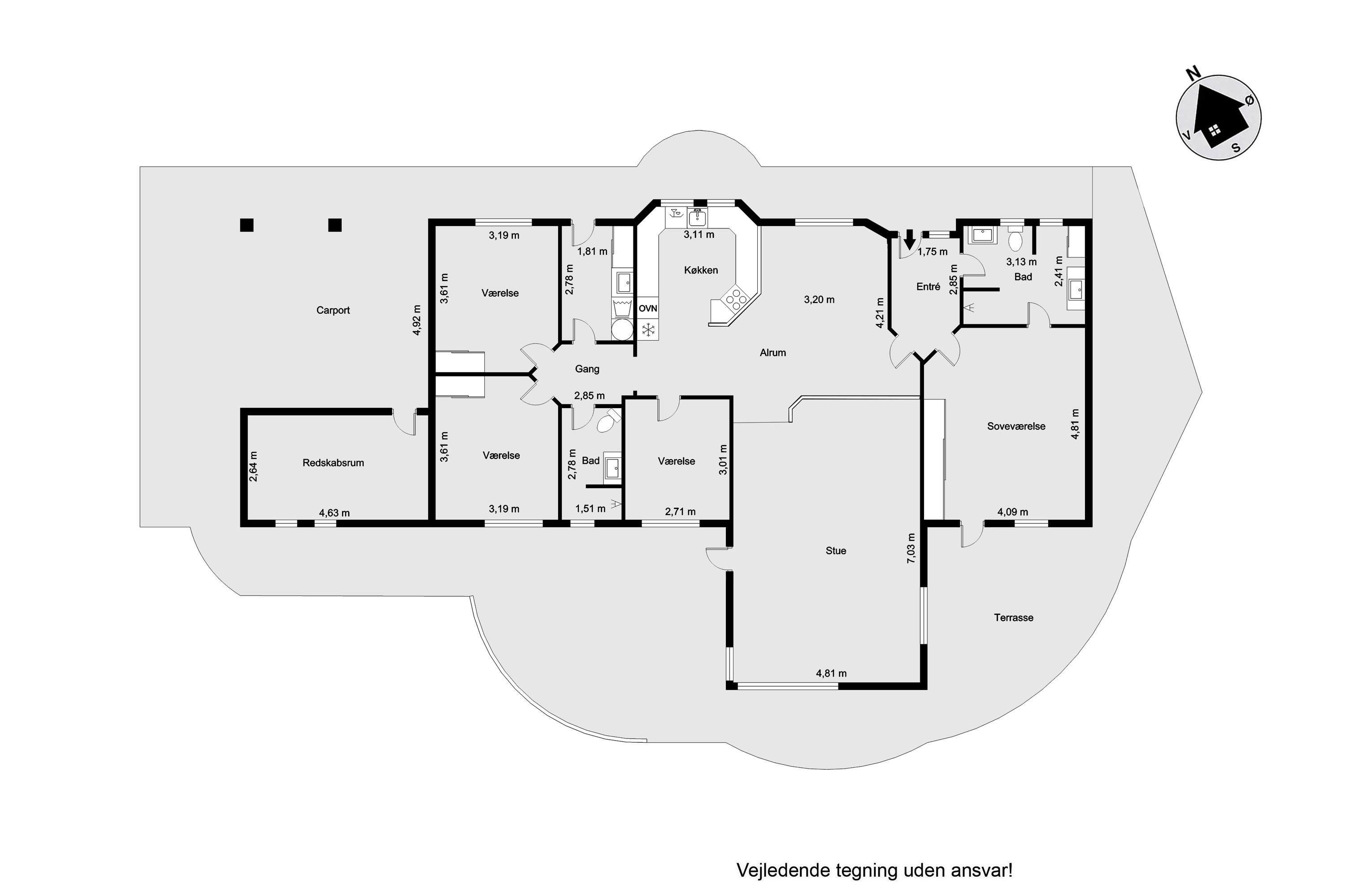 Plantegninger billede af Skovvikken 34, Mejrup, 7500 Holstebro