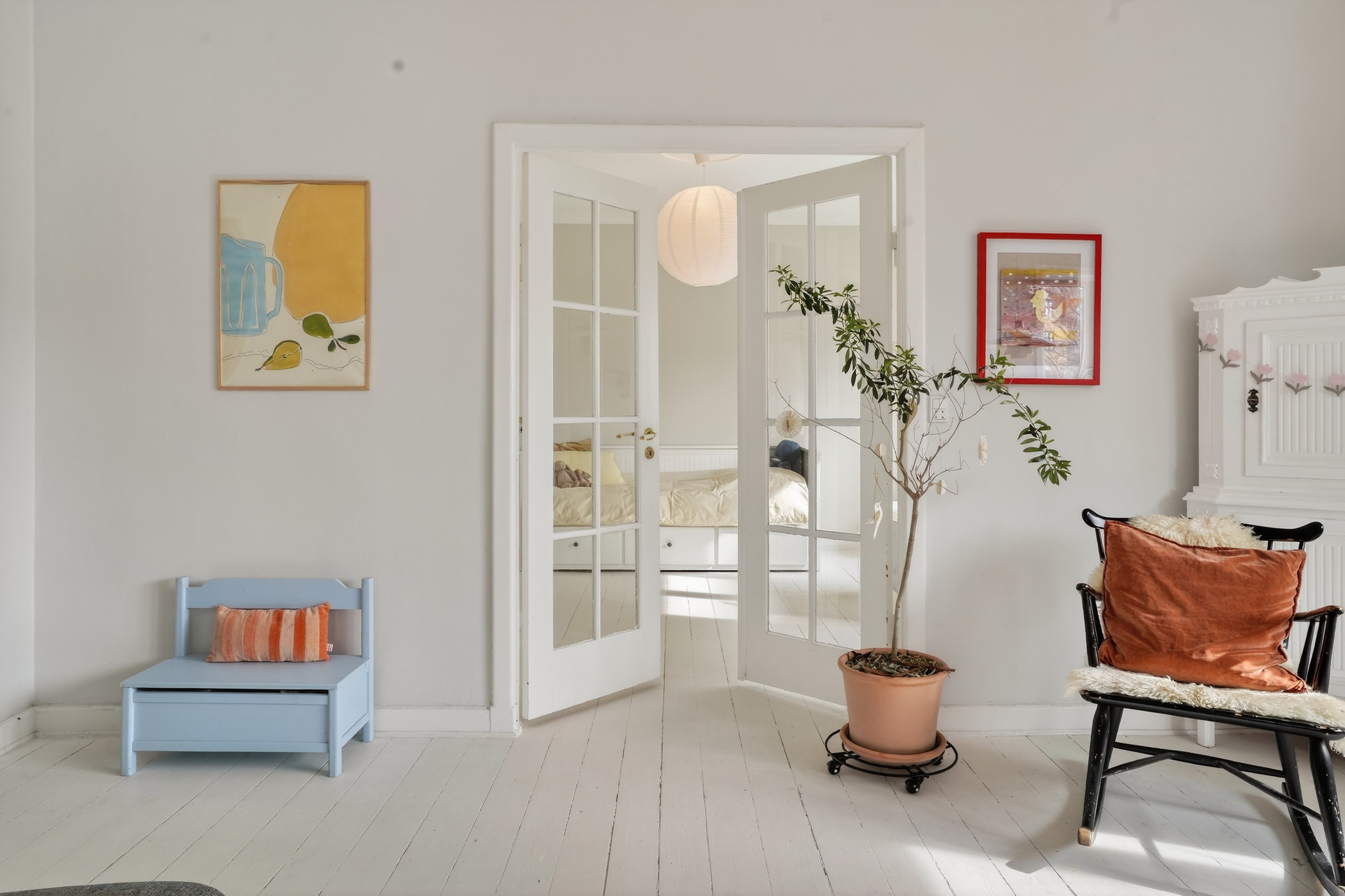 Fremhævet stue billede i fuldskærmstilstand. Billede af Skydebane Alle 1, 1. th., 3000 Helsingør