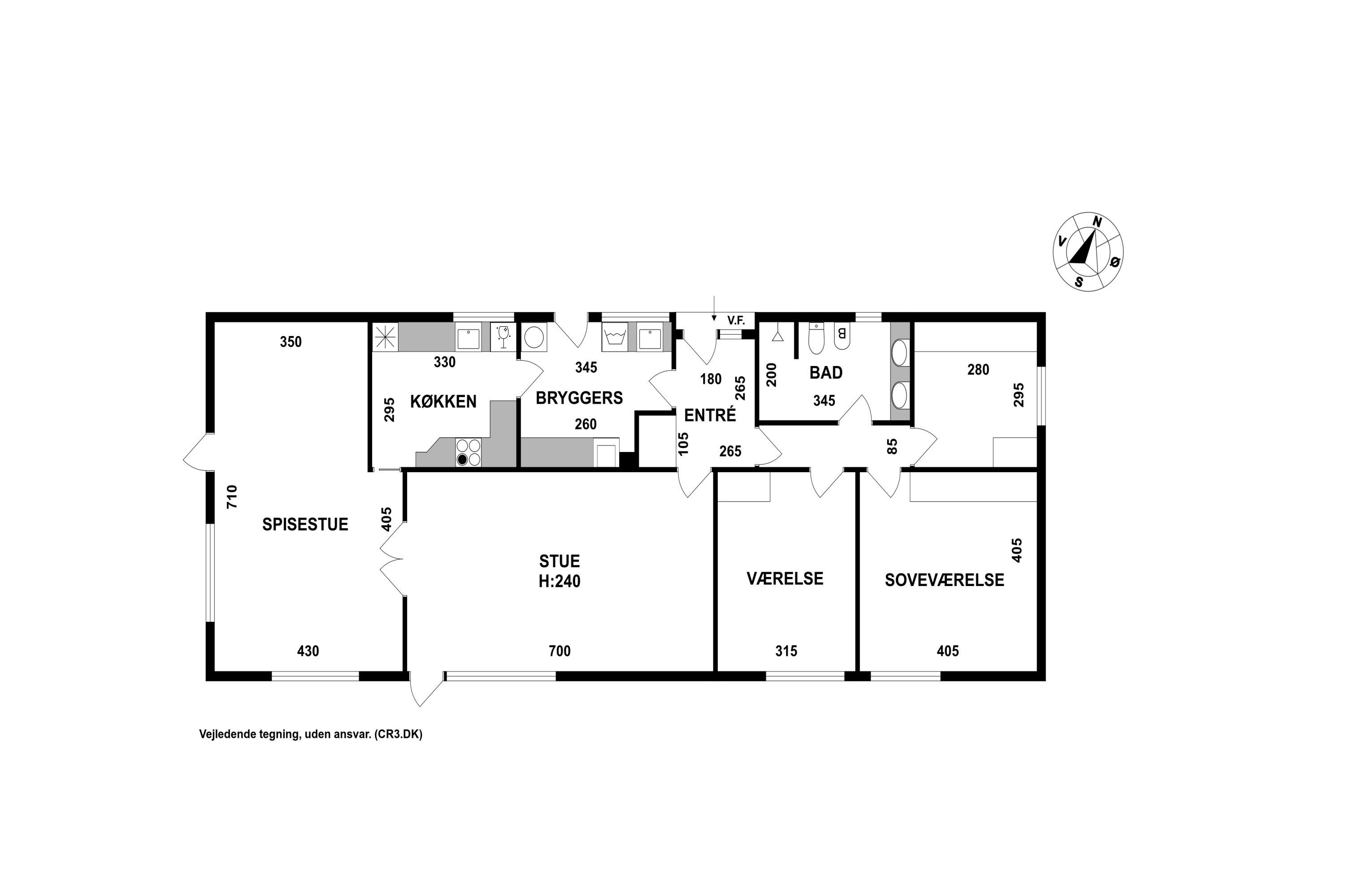 Plantegninger billede af Skansørevej 6, 3000 Helsingør