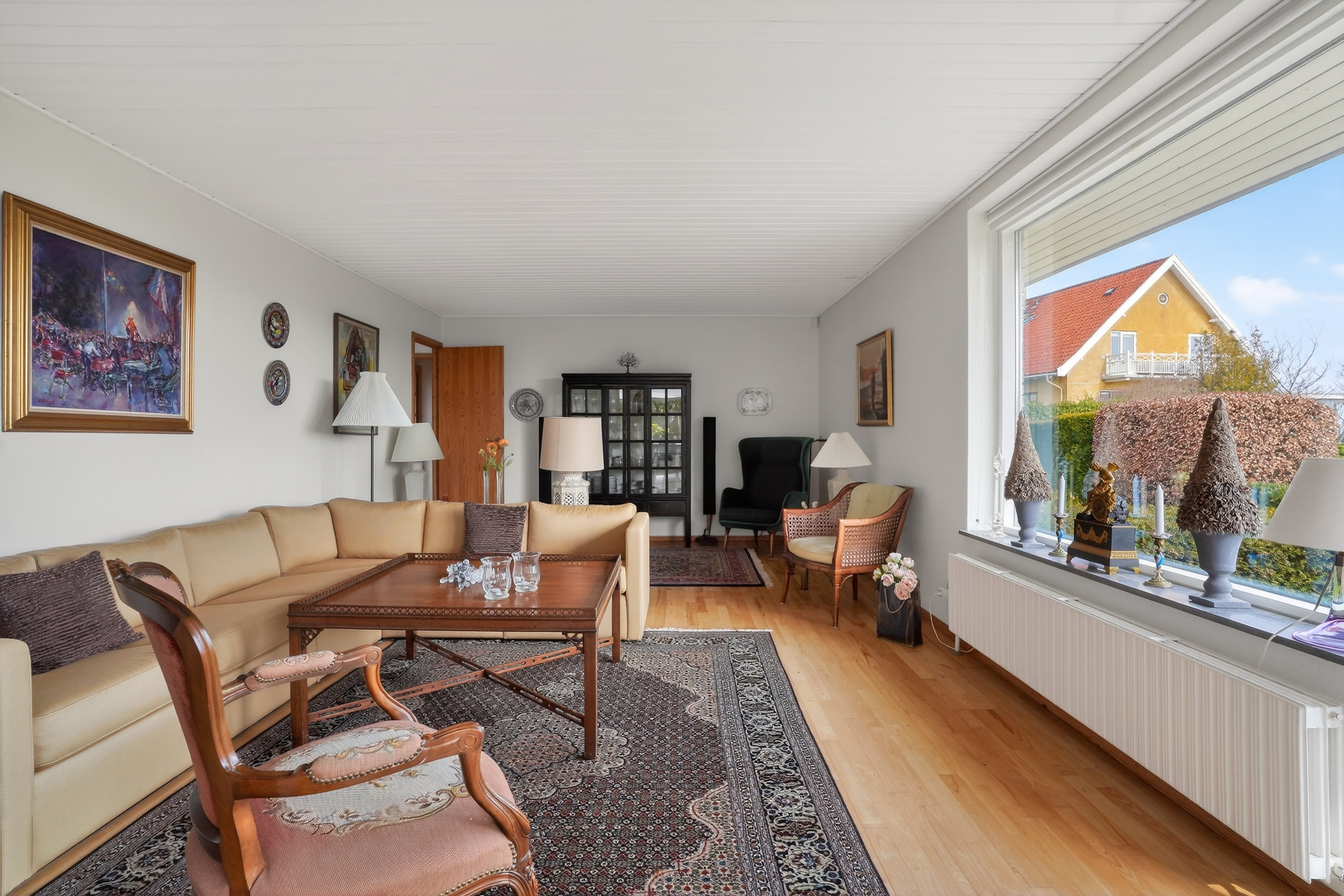 Fremhævet stue billede i fuldskærmstilstand. Billede af Skansørevej 6, 3000 Helsingør