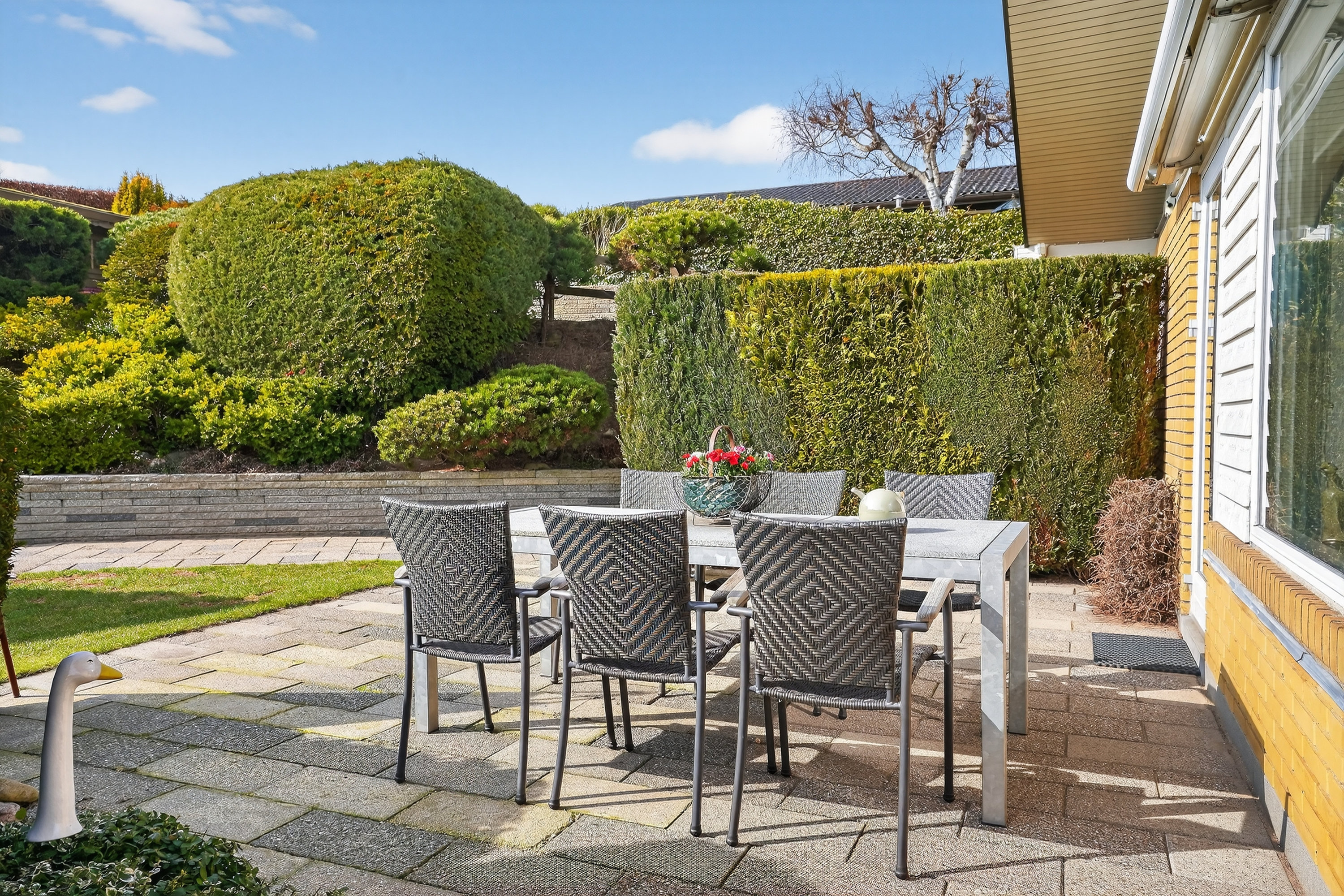 Fremhævet terrasse billede i fuldskærmstilstand. Billede af Skansørevej 6, 3000 Helsingør