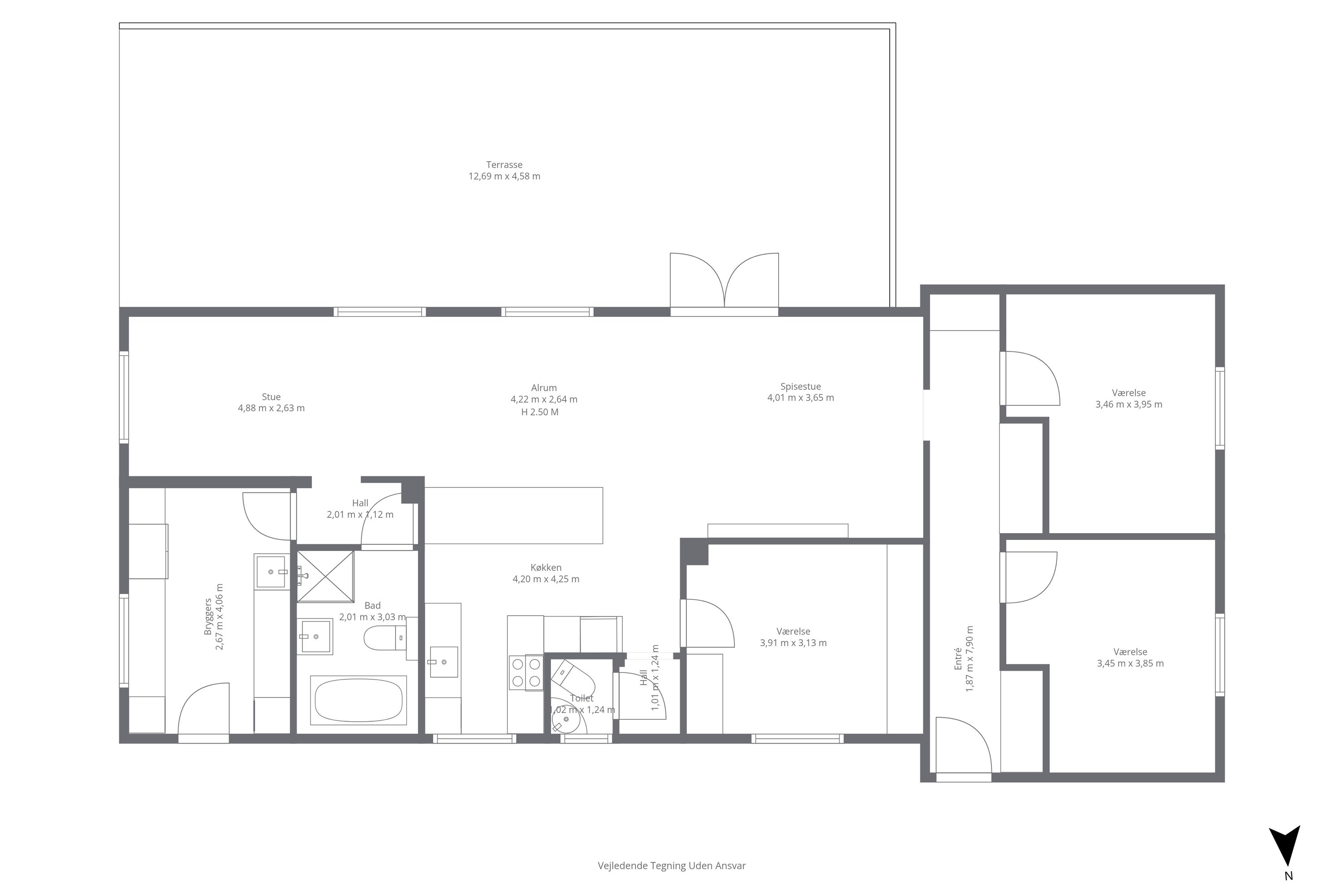 Plantegninger billede af Kornskyldvej 93, 2300 København S