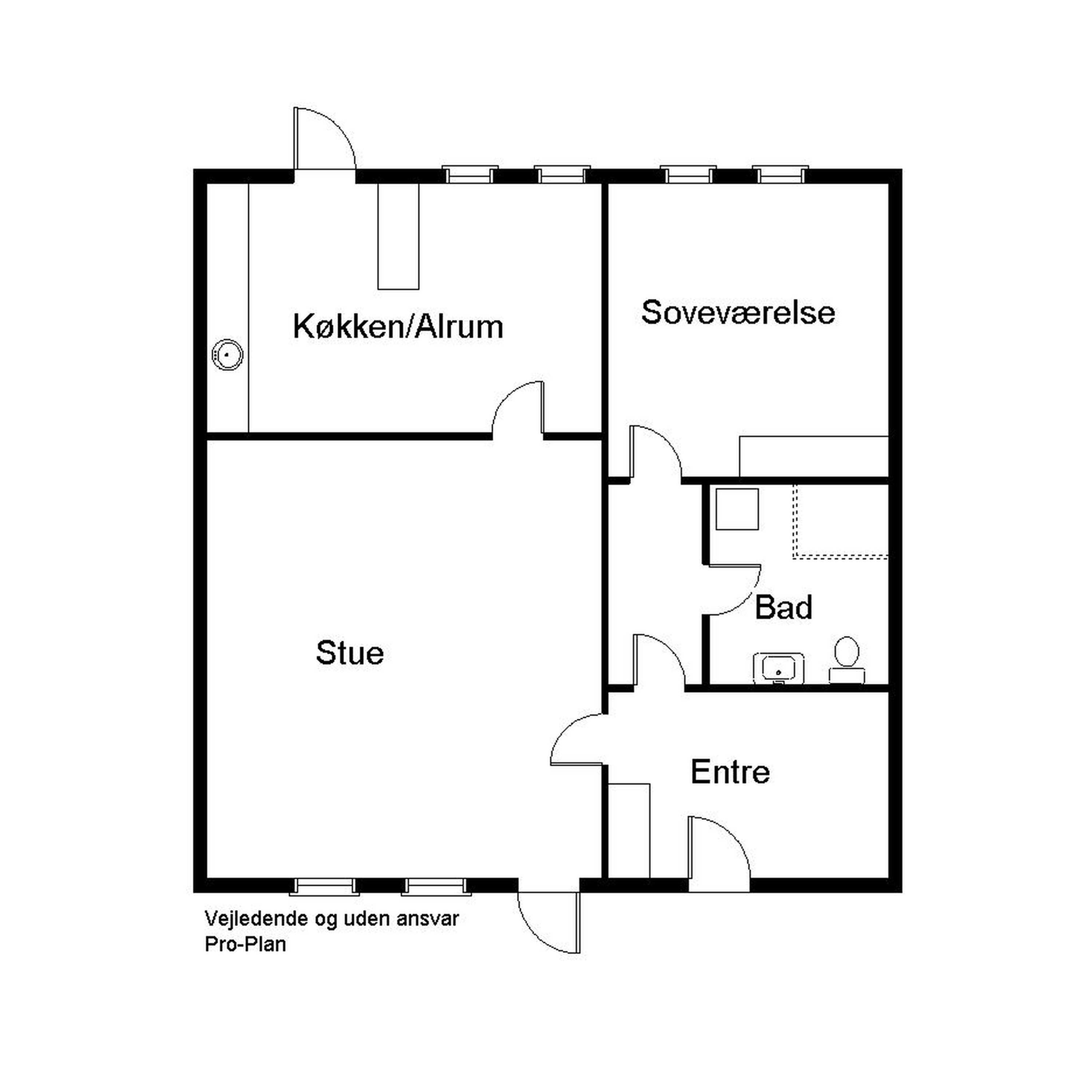 Plantegninger billede af Kjærgaardsparken 1, 6940 Lem St