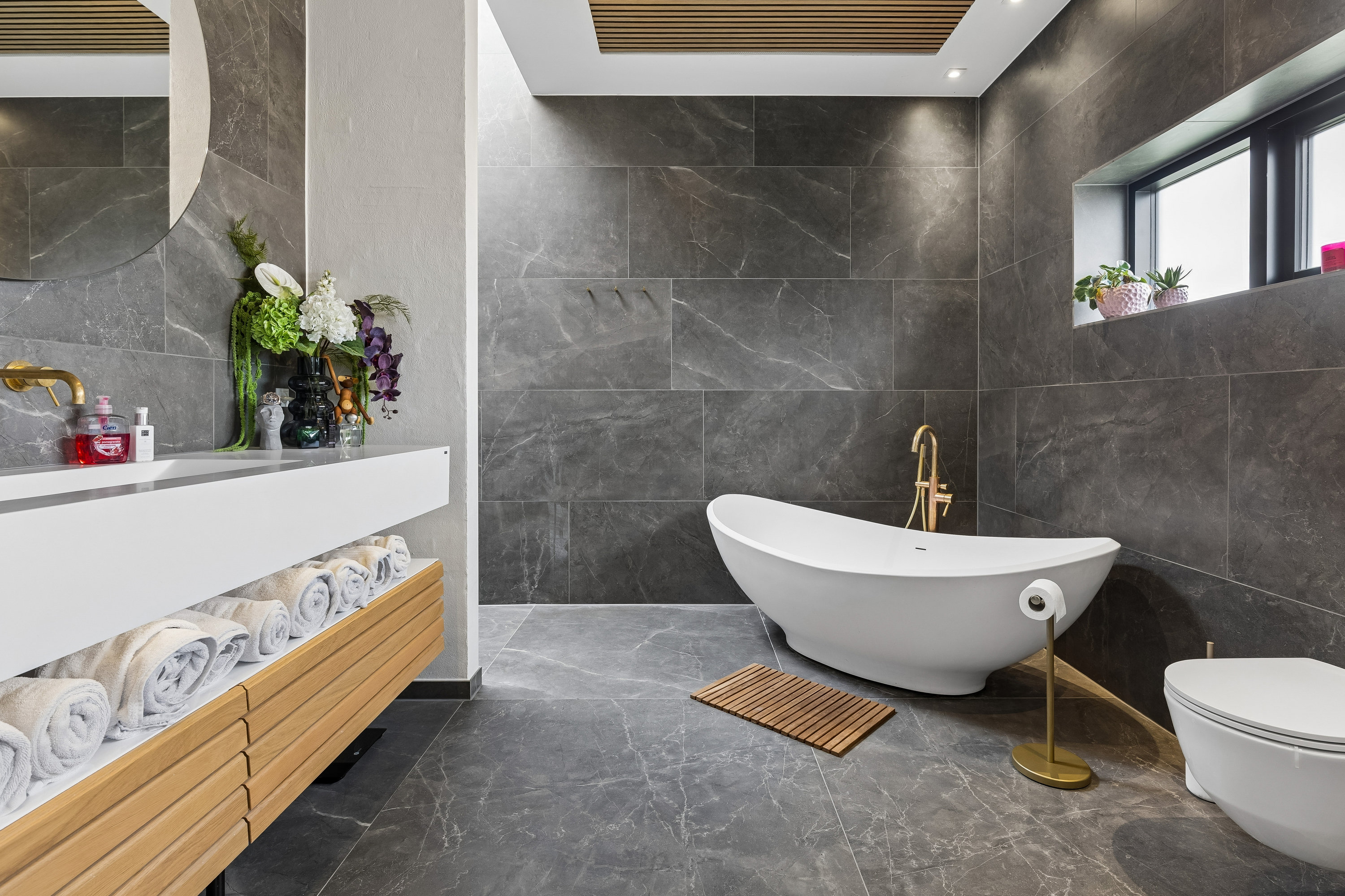 Fremhævet badeværelse billede i fuldskærmstilstand. Billede af Lille Dalby Ager 6, 8722 Hedensted